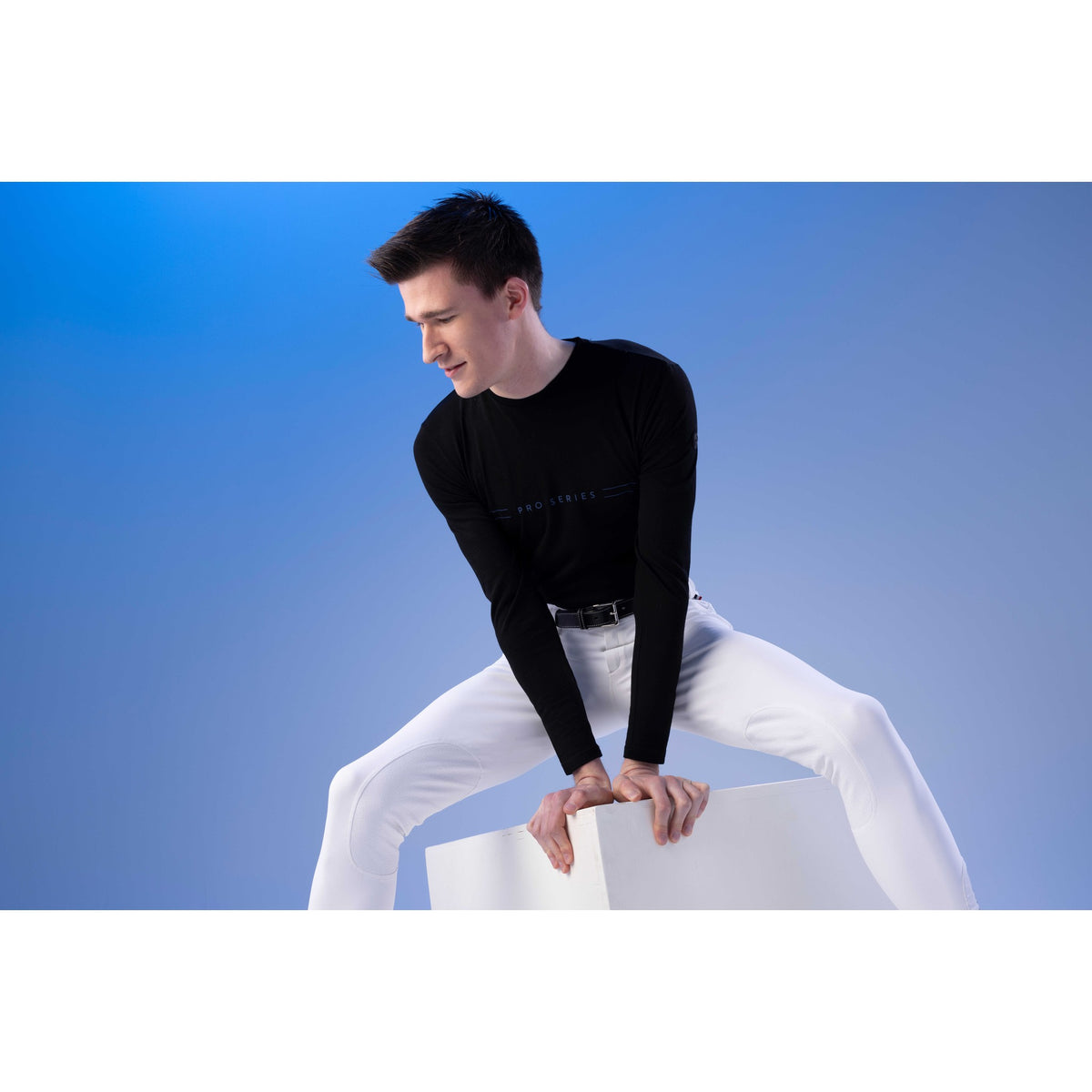 Pro Series Canter Merino T-Shirt - Men's - Black - 963047023_ambi_11