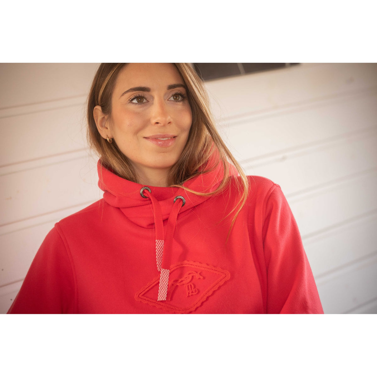 Pénélope Louison Sweatshirt - Women - Neon Red - 963307031_ambi_2
