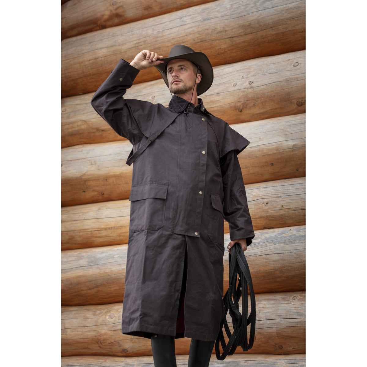 Randol's Australian Raincoat - Adult - Brown - 965010002_ambi_1