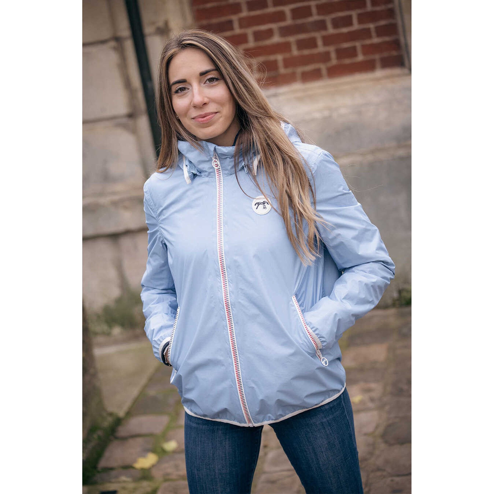 Penelope RainShort Jacket - Women's Light blue - 978908191_ambi_2