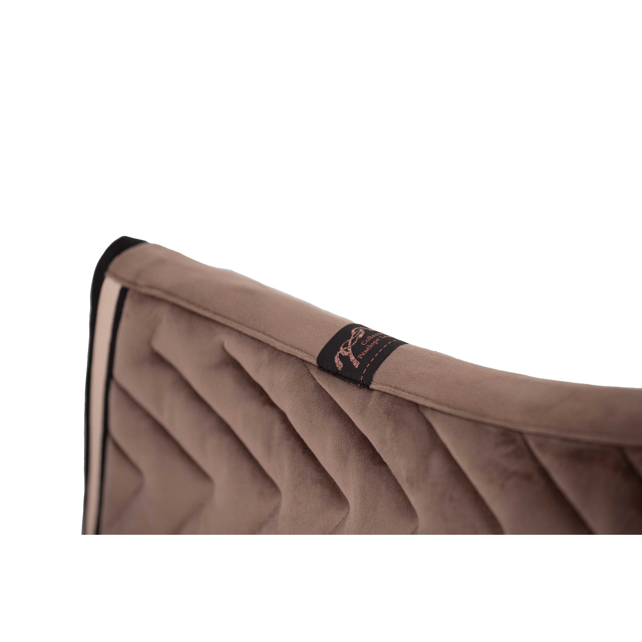 PENELOPE "Velvet" Saddle Pad Taupe/black - 204805027_packshot_2