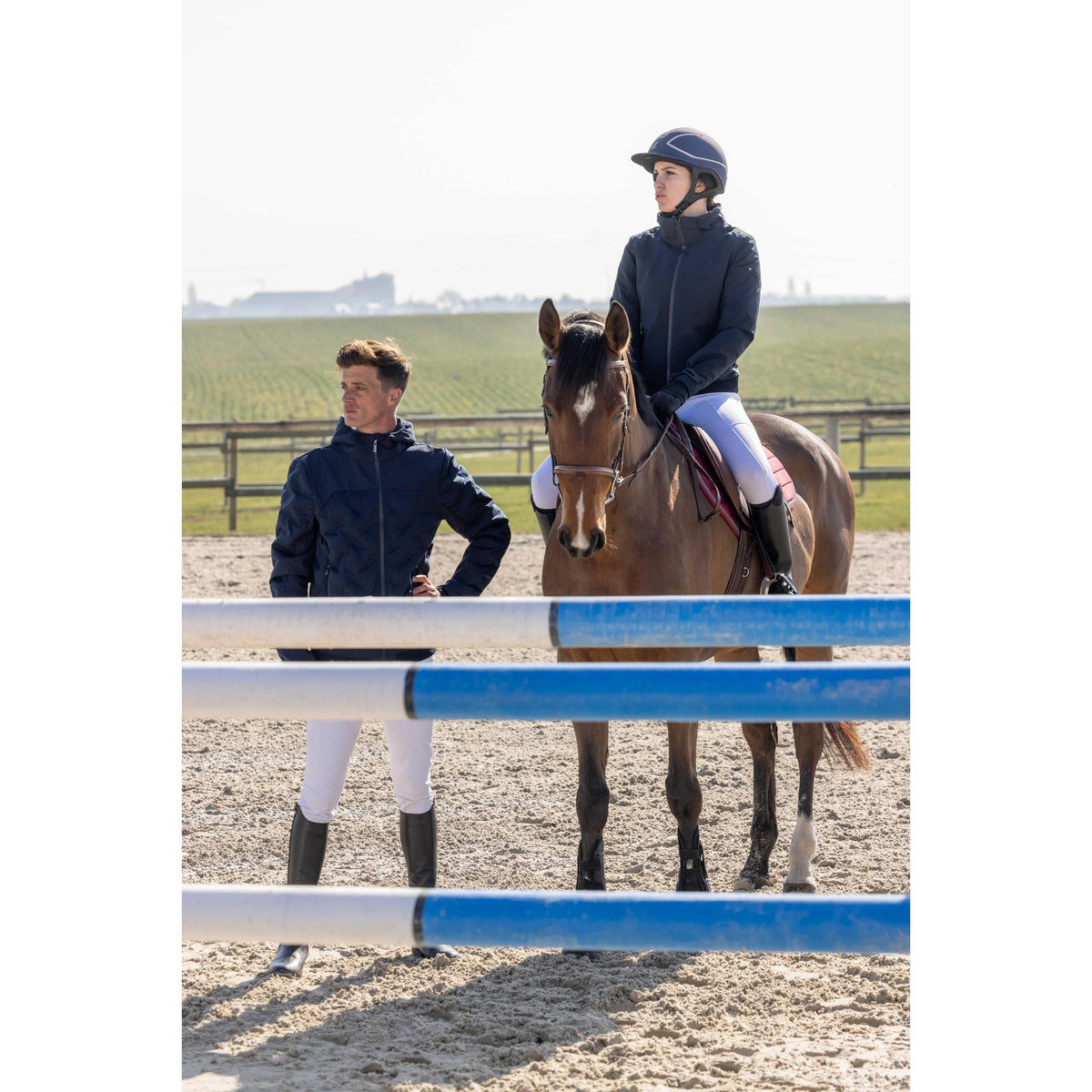 Pro Series Diagonal Show Coat - Men - Navy blue - 978651073_ambi_10
