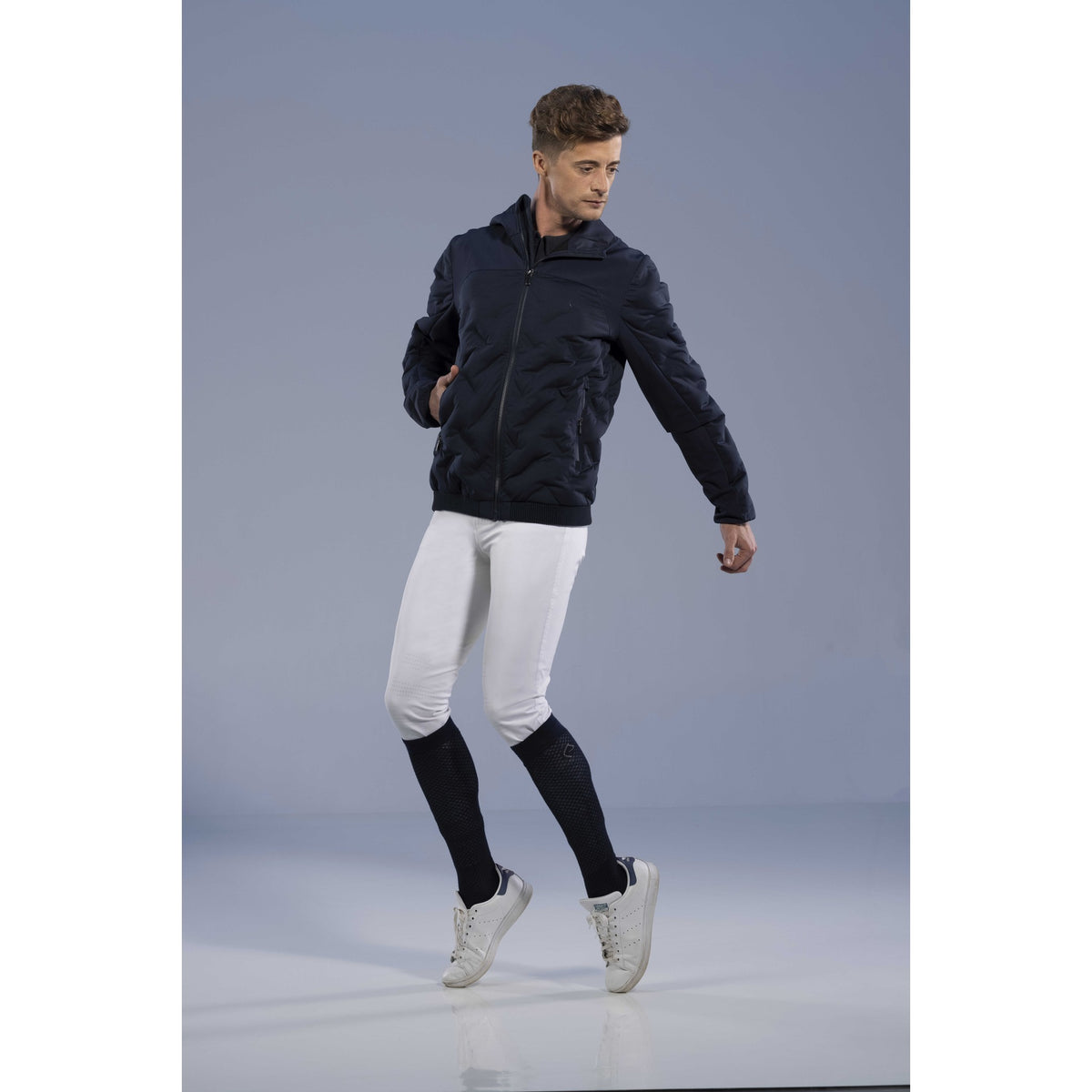 Pro Series Diagonal Show Coat - Men - Navy blue - 978651073_ambi_13
