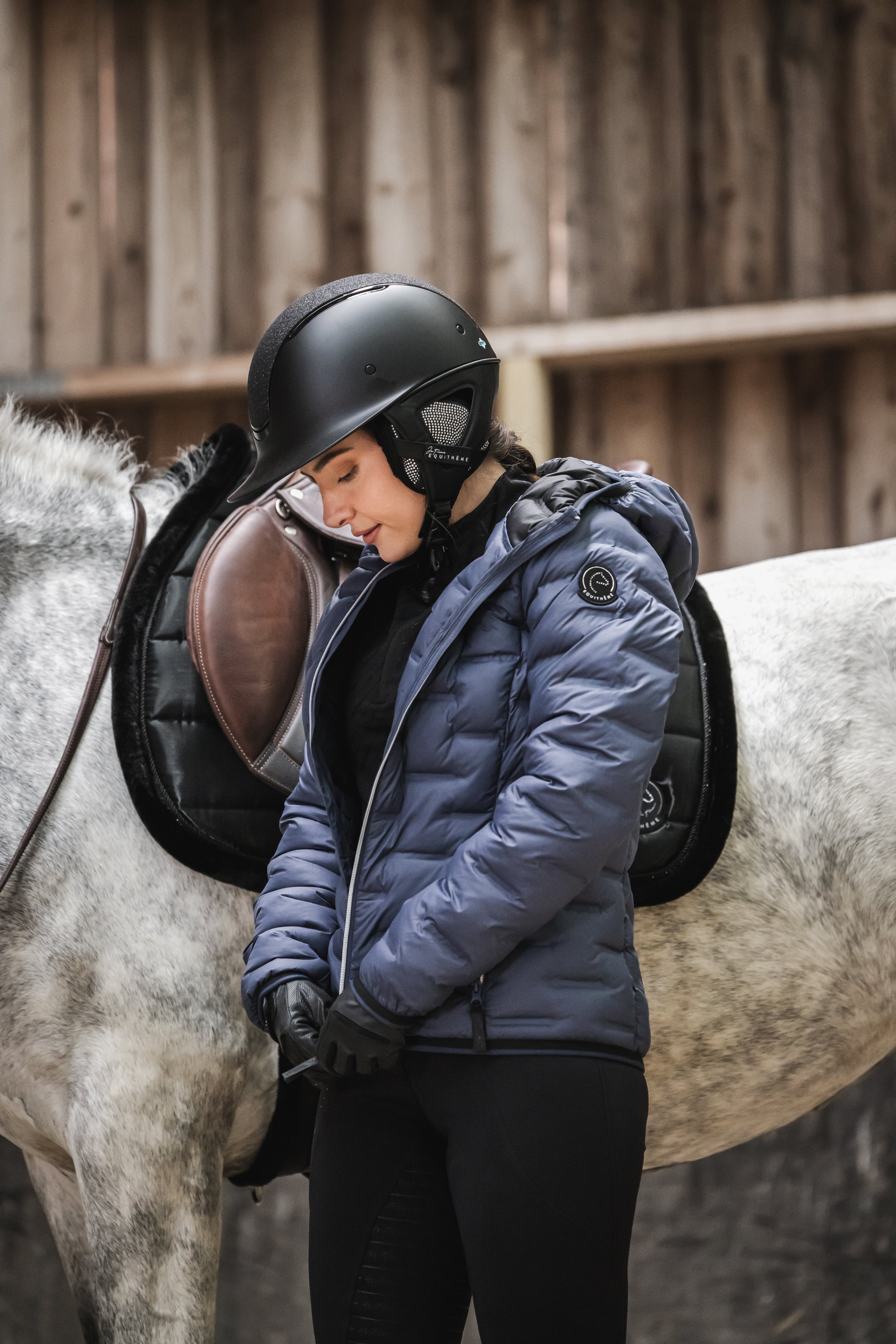 Je t’aime EQUITHÈME Nelly Jacket - Ladies Blue/grey