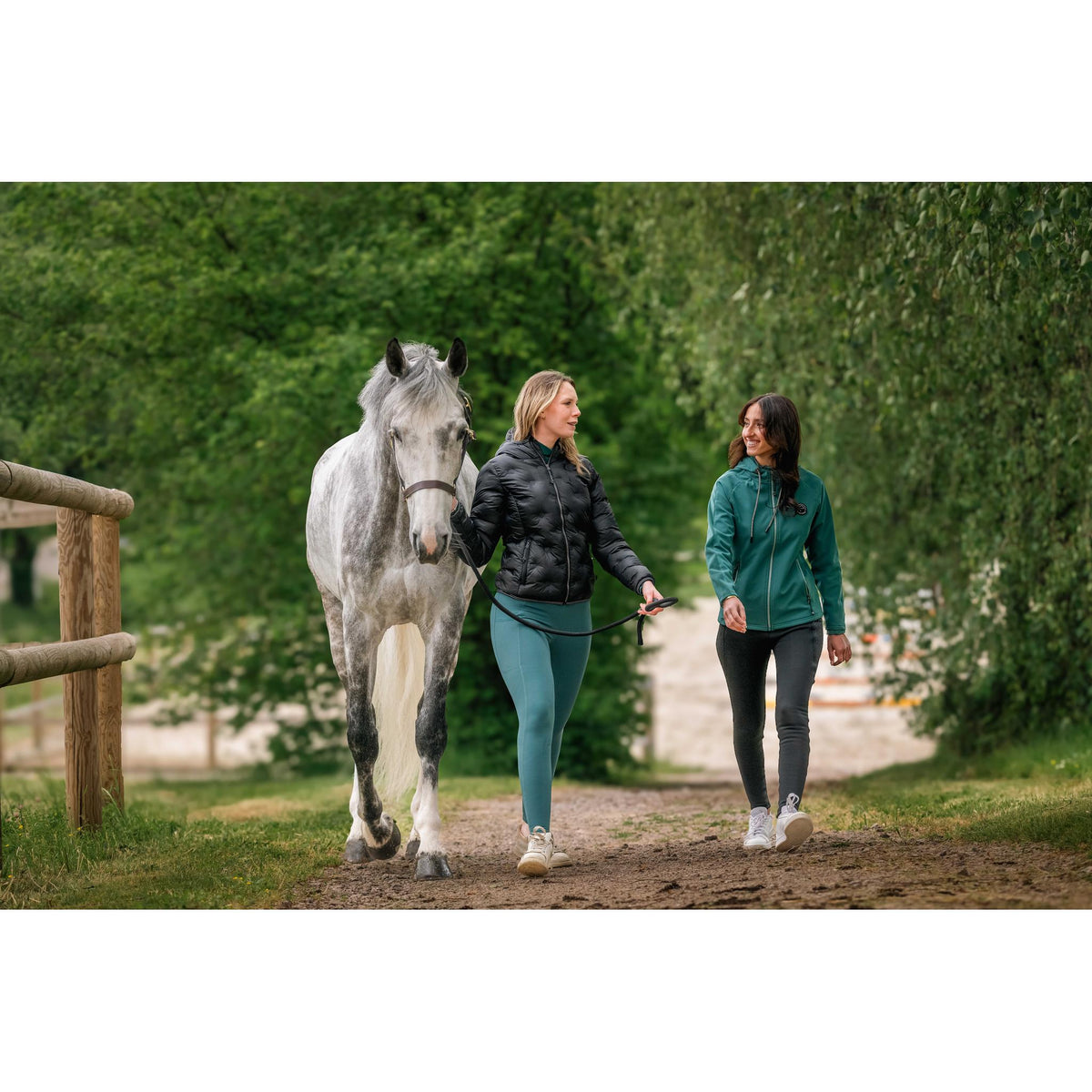 Je t'aime EQUITHÈME EK-Daria Quilted Jacket - Women's - Black - 978739022_ambi_1
