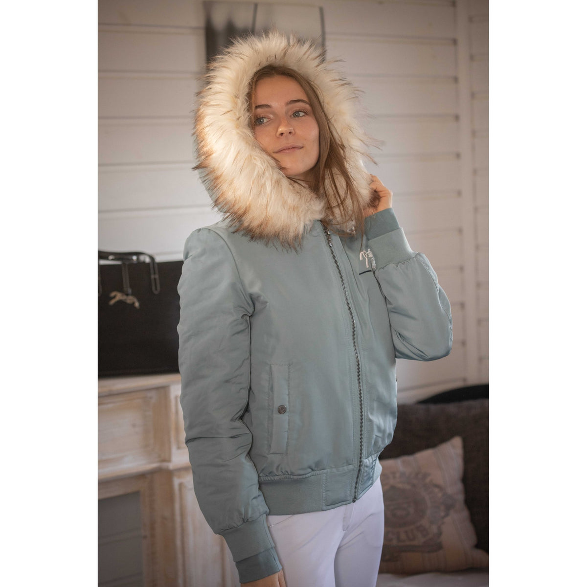 Pénélope Lyon Jacket - Women - Light green - 978800471_ambi_3