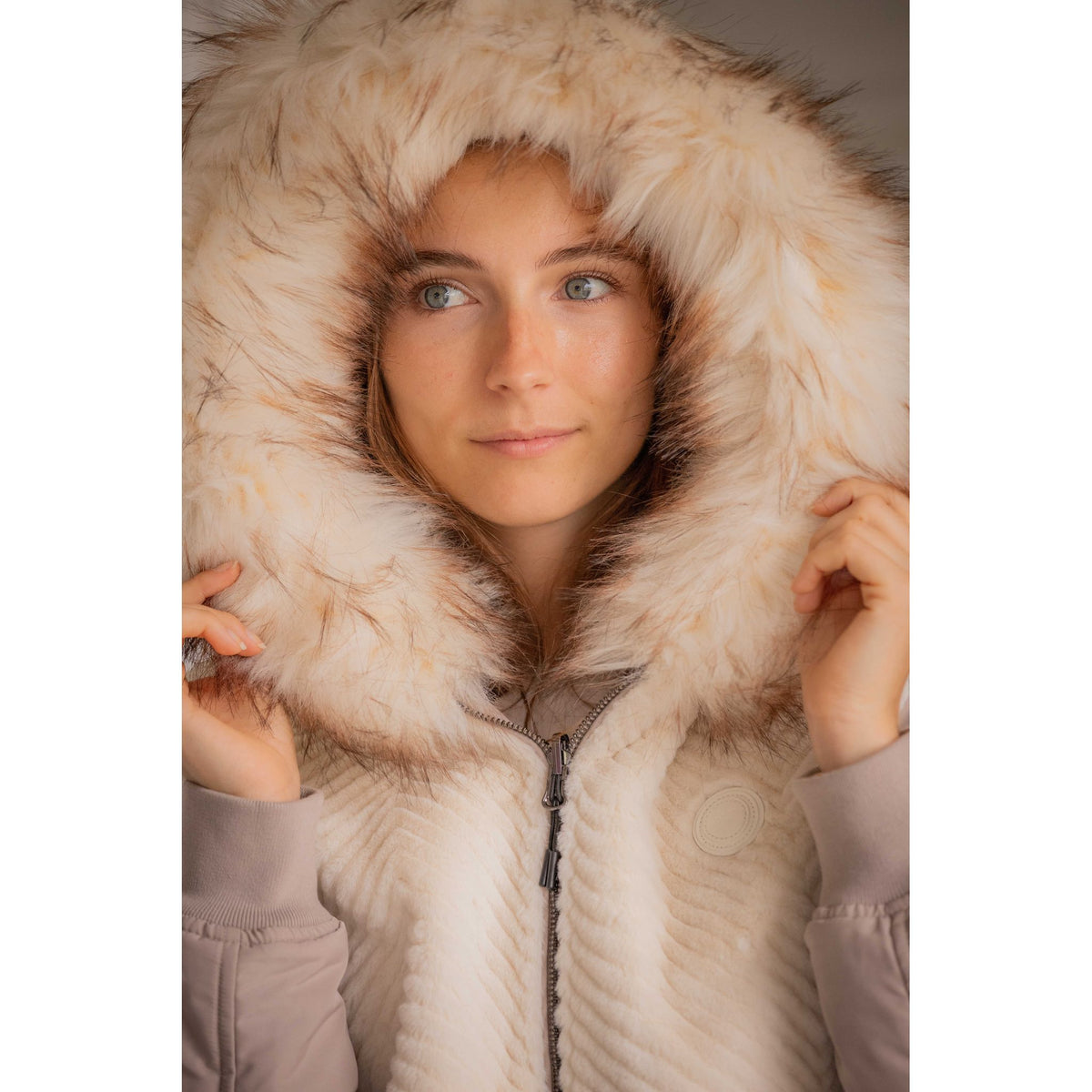 Pénélope PL-Lyon Reversible Jacket - Women - Ecru - 978827271_ambi_6