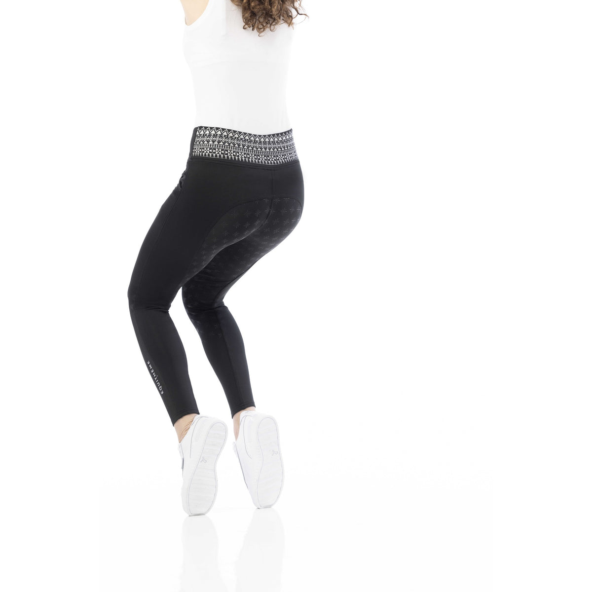 EQUITHÈME Tatiana Silicone Grip Riding Tights - Women - Black - 979146036_packshot_4