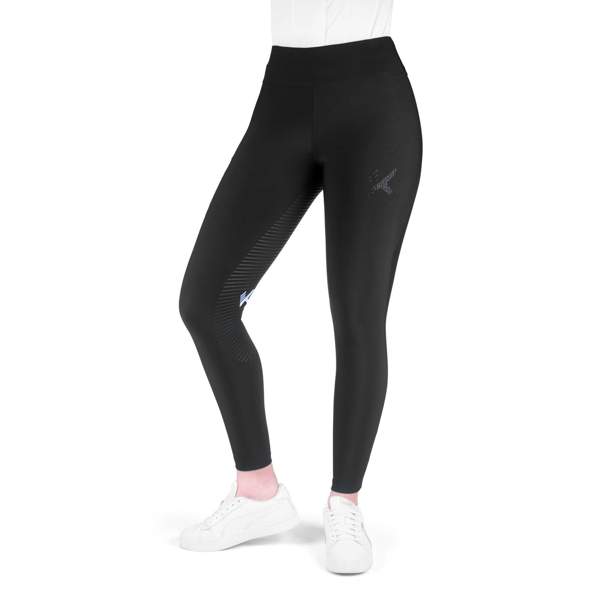 K by EQUITHÈME K-Grip Silicone Riding Leggings - Women - Black - 979173236_packshot_2