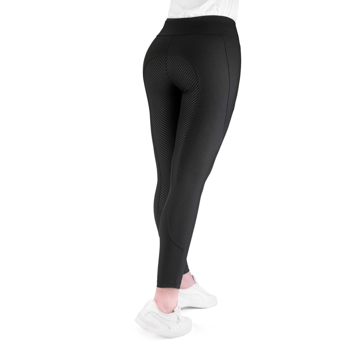 K by EQUITHÈME K-Grip Silicone Riding Leggings - Women - Black - 979173236_packshot_4