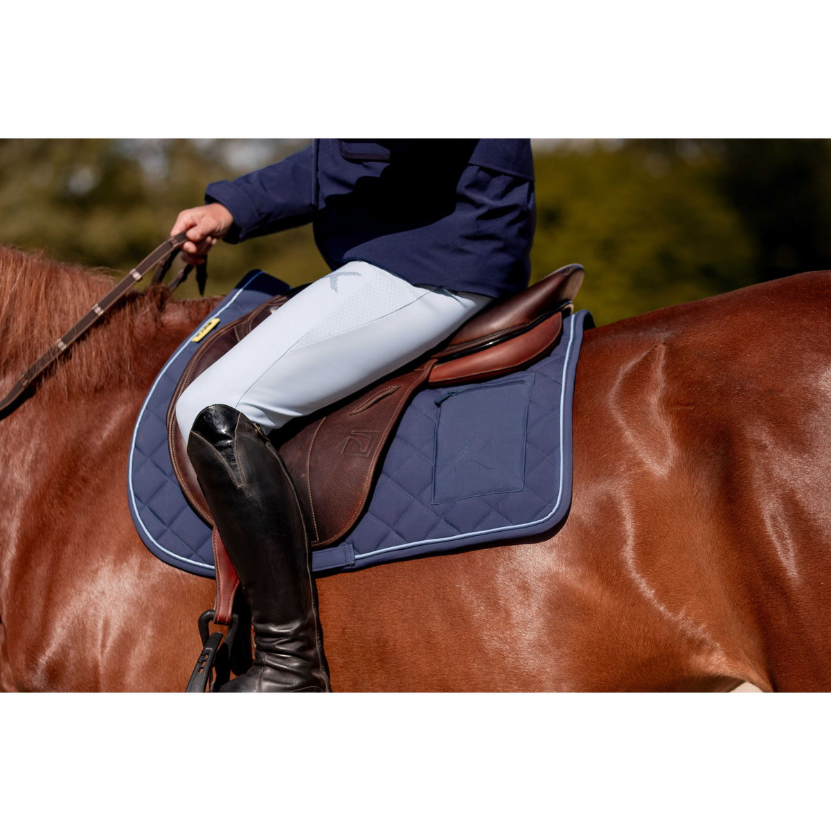 K by EQUITHÈME K-Grip Silicone Grip Riding Leggings - Women - Light blue - 979173636_ambi_1