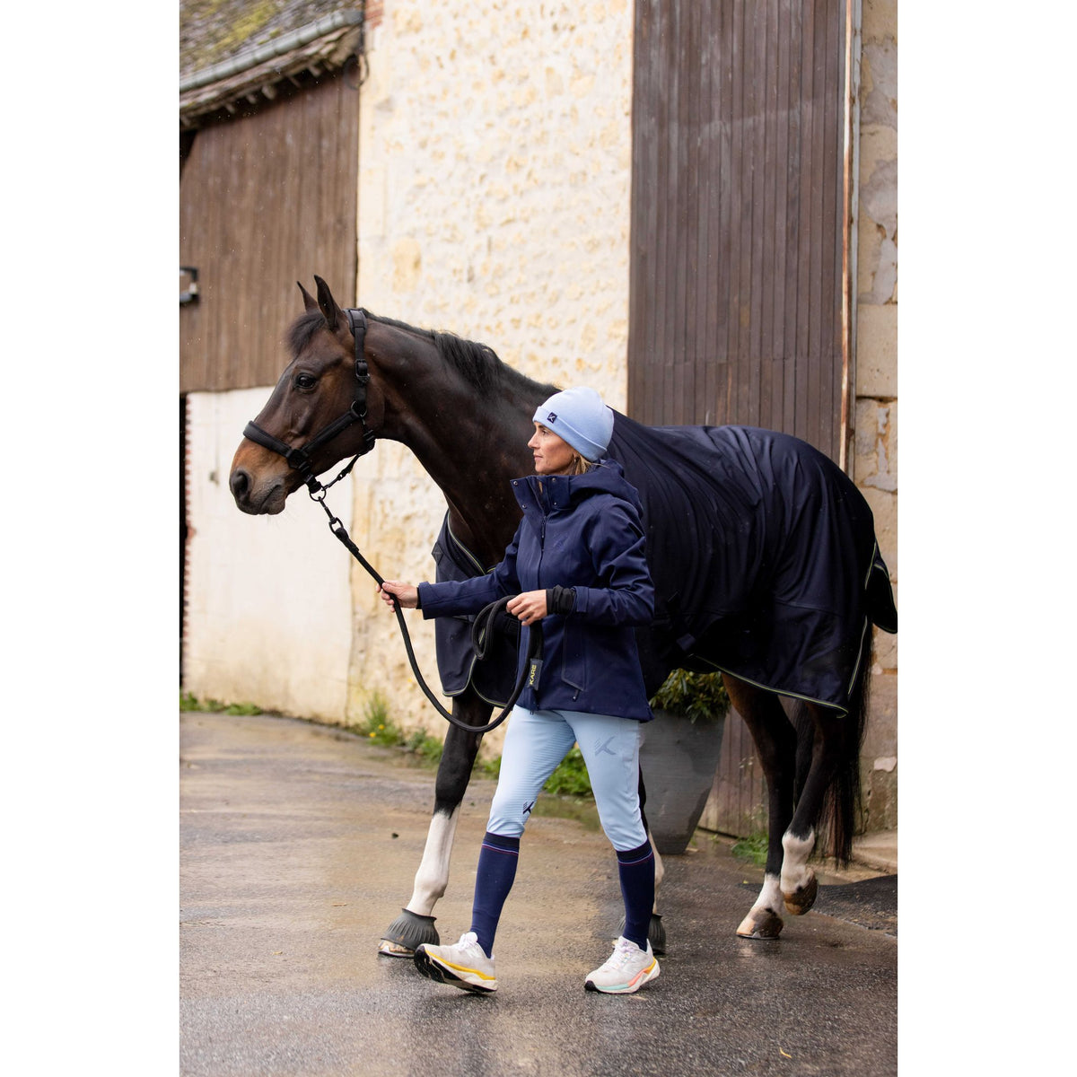 K by EQUITHÈME K-Grip Silicone Grip Riding Leggings - Women - Light blue - 979173636_ambi_3