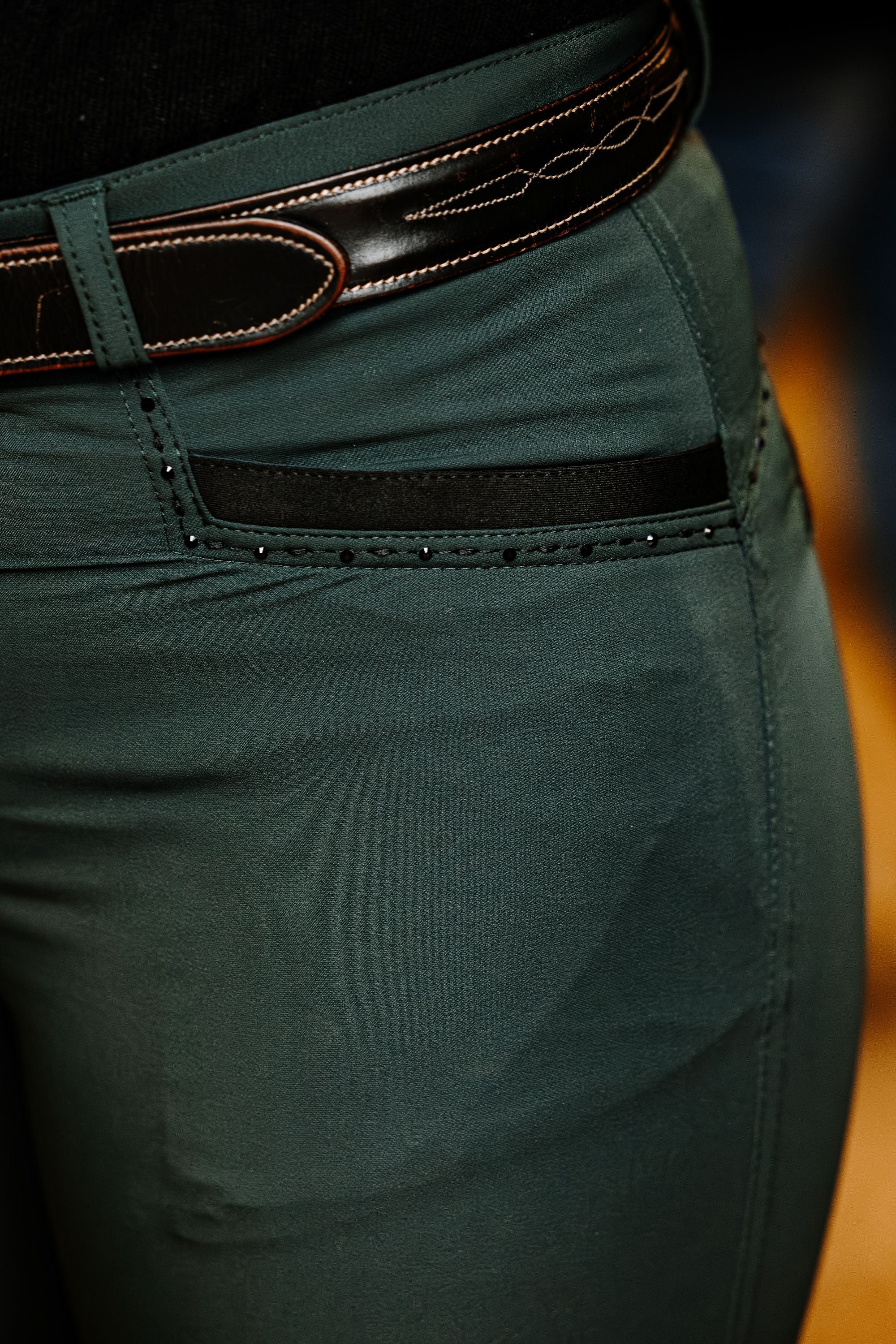 EQUITHÈME Safir Breeches - Ladies Green