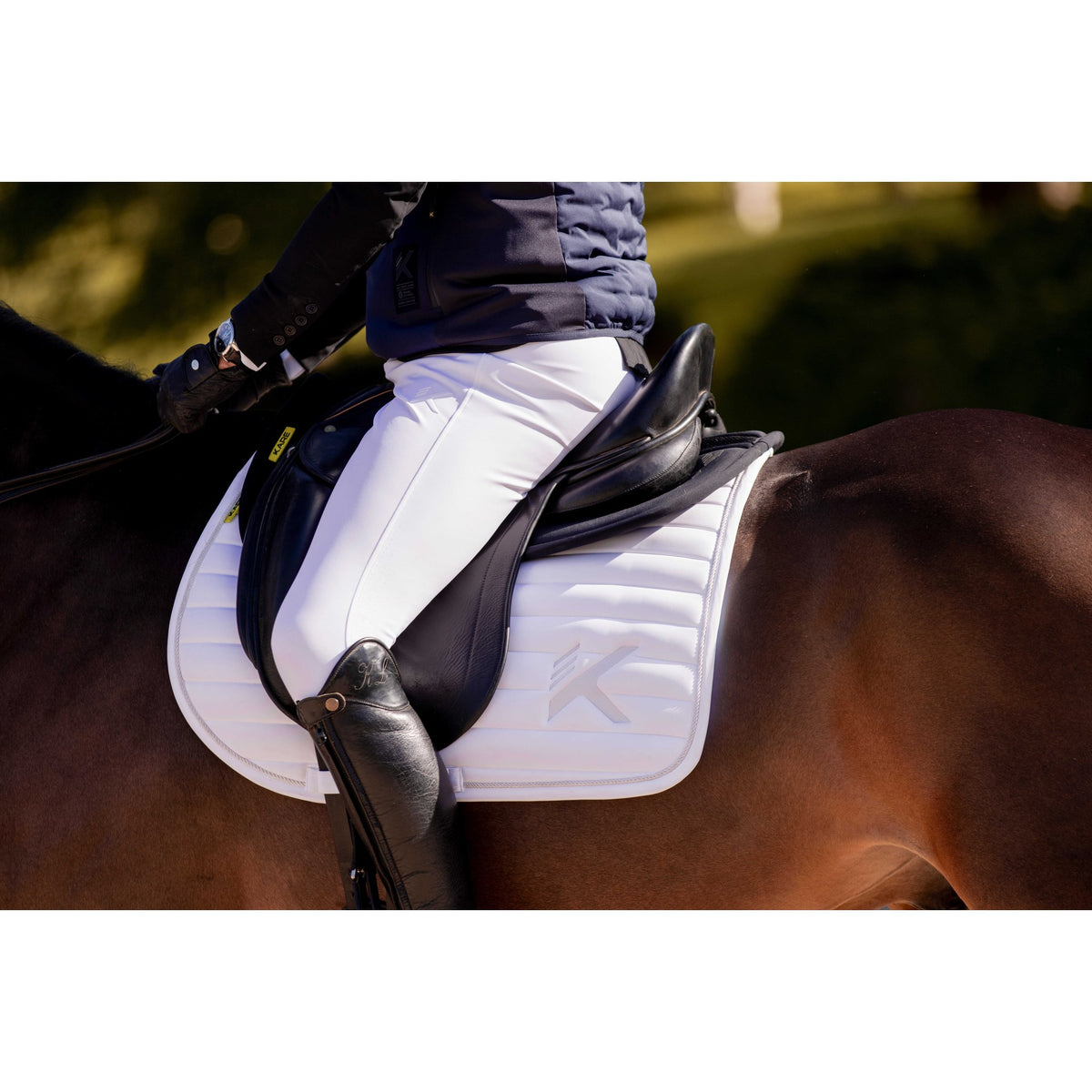 K by EQUITHÈME K-Technik Riding Breeches - Men - White - 979371140_ambi_8