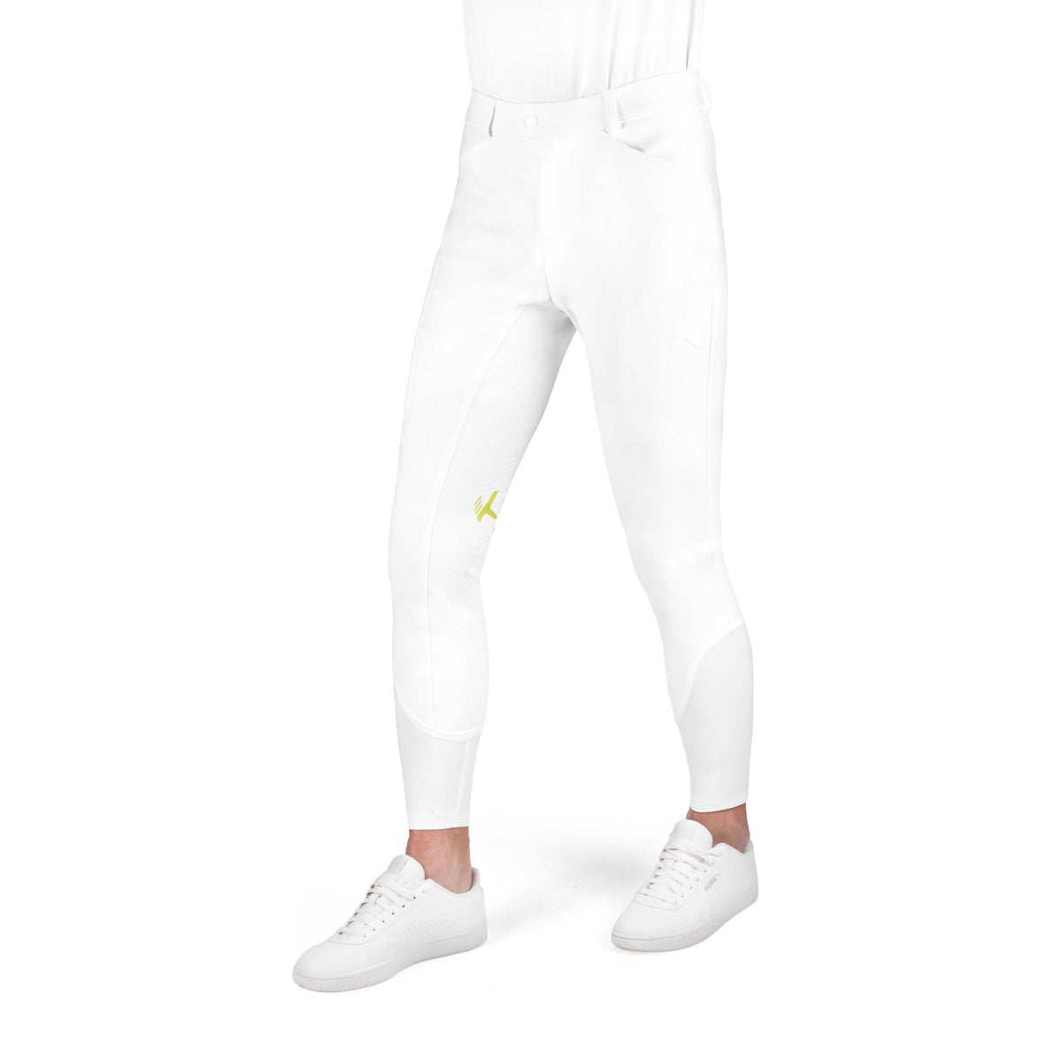 K by EQUITHÈME K-Technik Riding Breeches - Men - White - 979371140_packshot_4