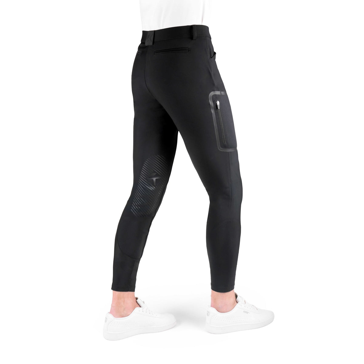 K by EQUITHÈME K-Technik Riding Breeches - Men - Black - 979371240_packshot_3