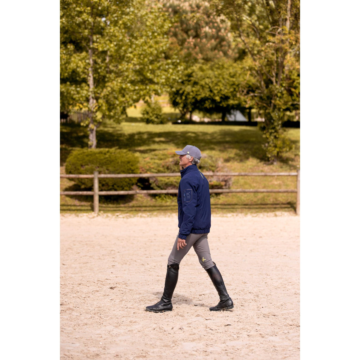 K by EQUITHÈME K-Technik Riding Breeches - Men - Dark grey - 979371640_ambi_1
