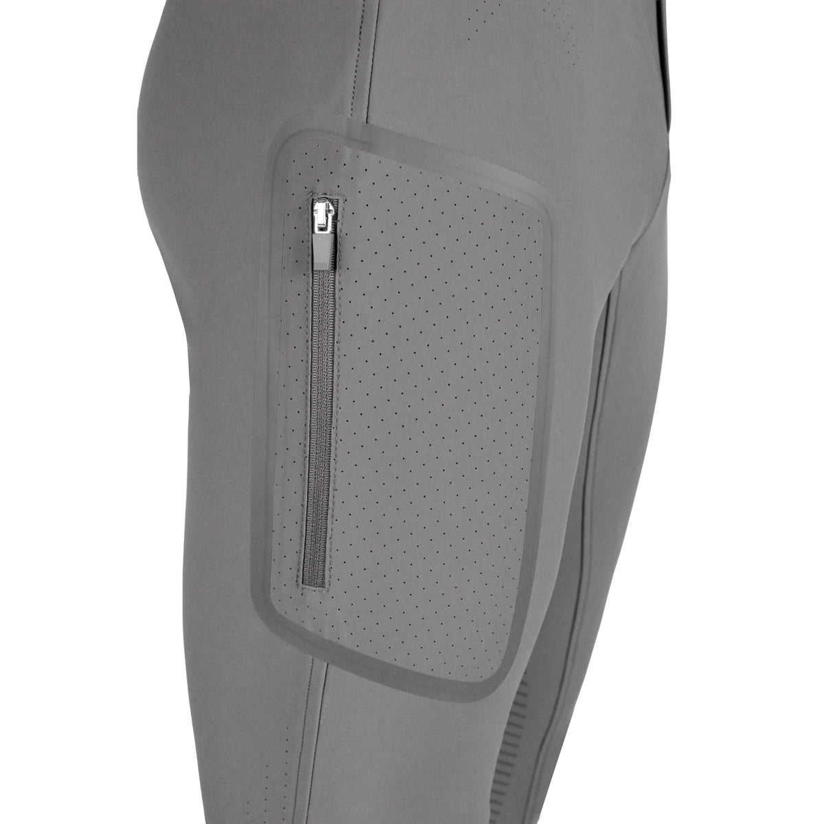 K by EQUITHÈME K-Technik Riding Breeches - Men - Dark grey - 979371640_zoom_2