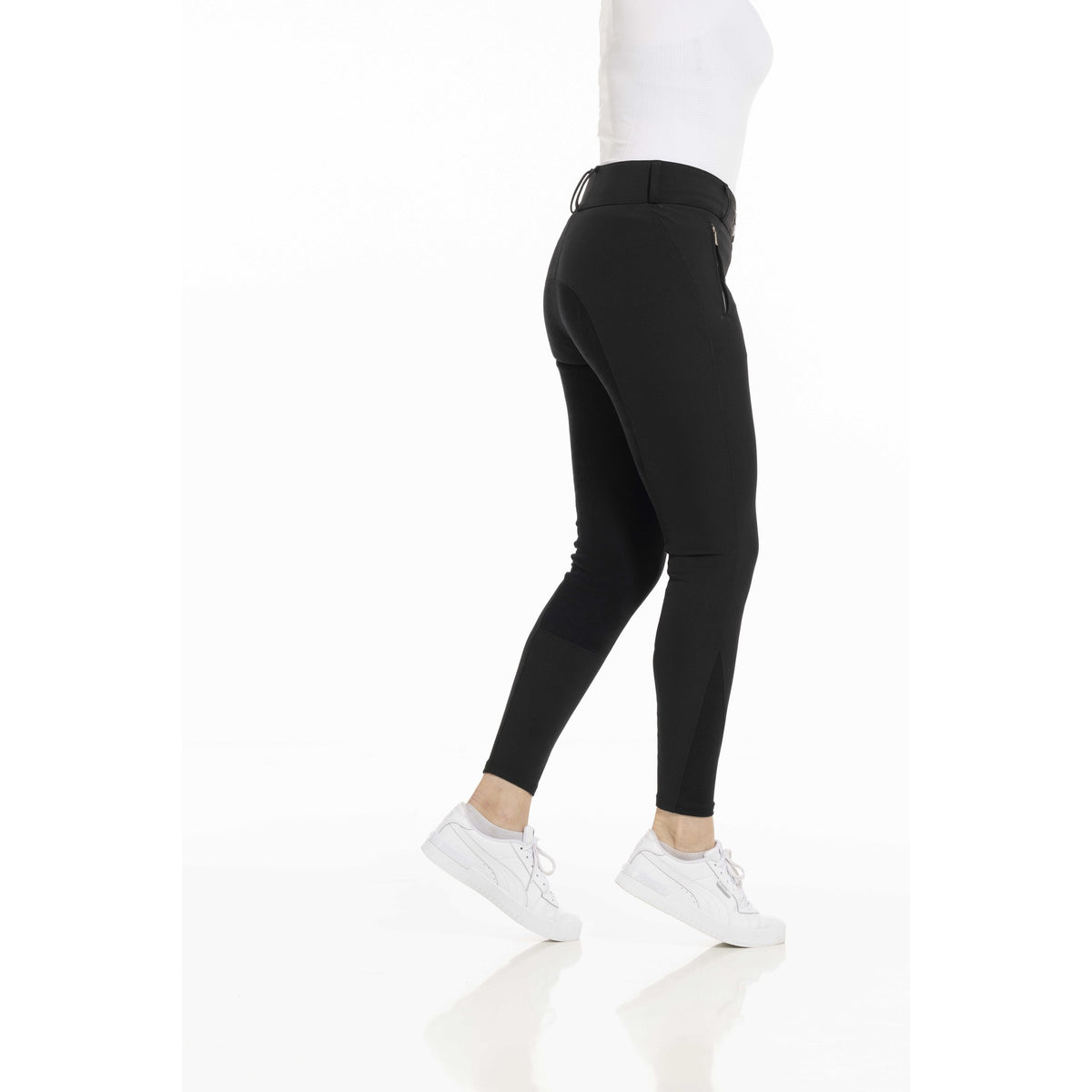 EQUITHÈME Nicole Clarino Full Seat Riding Breeches - Women - Black - 979572236_packshot_4