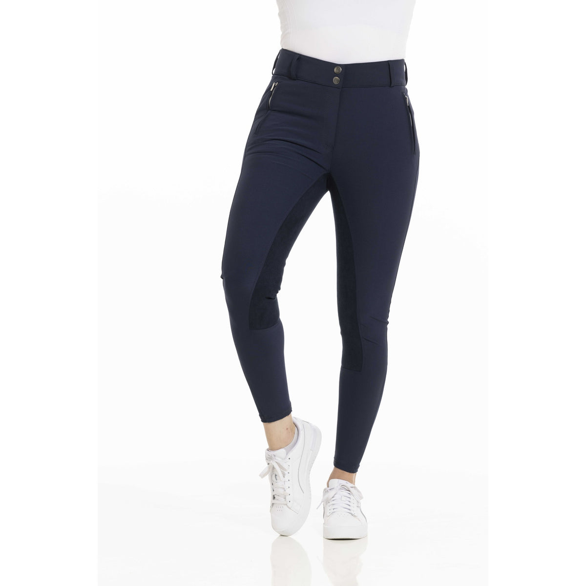 EQUITHÈME Nicole Clarino Full Seat Riding Breeches - Women - Navy blue - 979572736_packshot_7