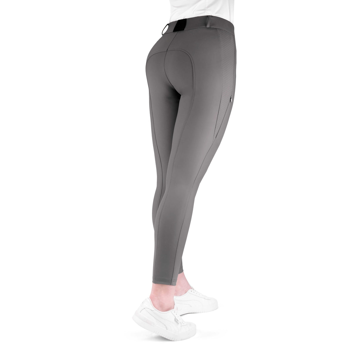 K by EQUITHÈME K-Explore Riding Breeches - Women - Dark grey - 979844036_packshot_4