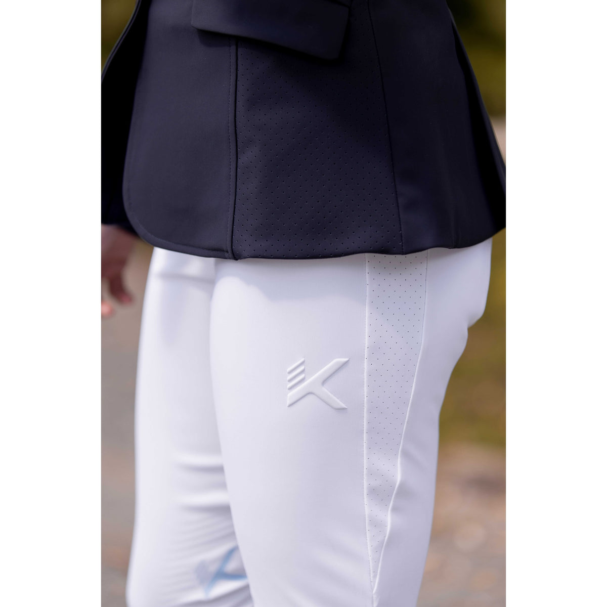 K by EQUITHÈME K-Explore Riding Breeches - Women - White - 979844136_ambi_4