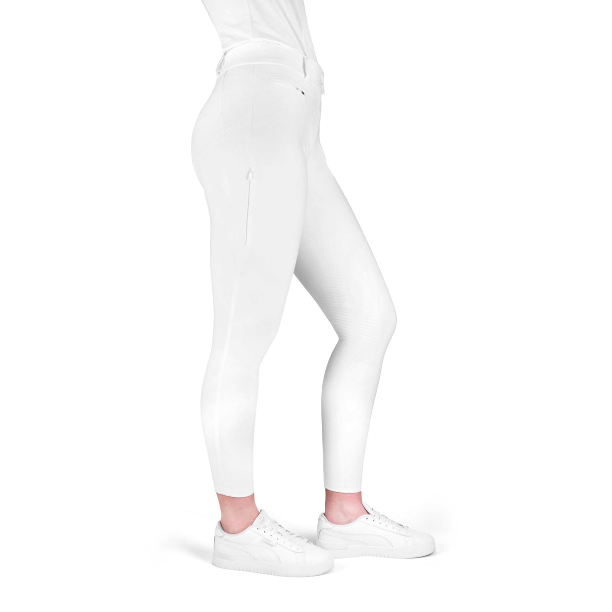 K by EQUITHÈME K-Explore Riding Breeches - Women - White - 979844136_packshot_3