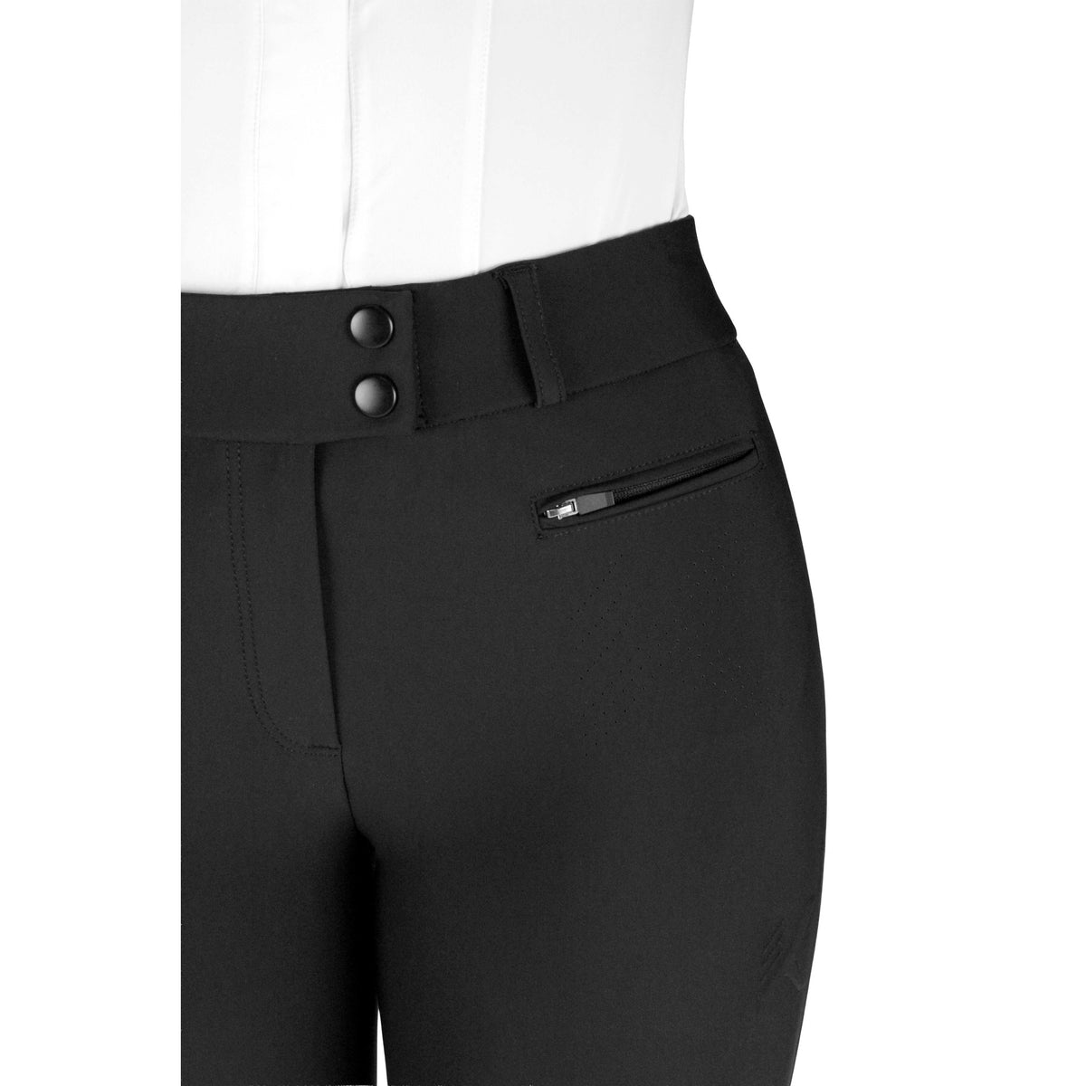 K by EQUITHÈME K-Explore Riding Breeches - Women - Black - 979844236_zoom_1