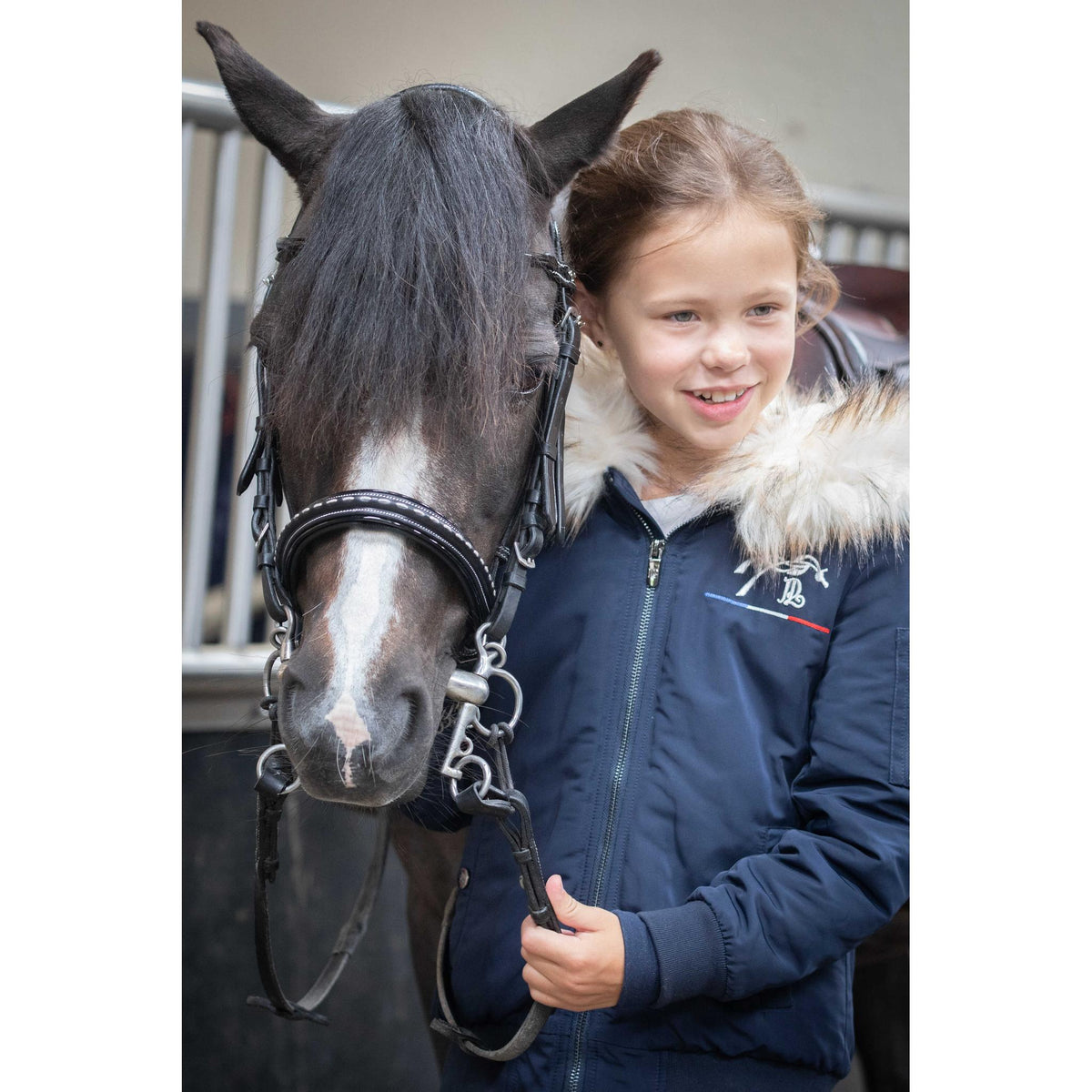Eden by Pénélope Lyon Jacket - Kids - Navy blue - 980000706_ambi_1