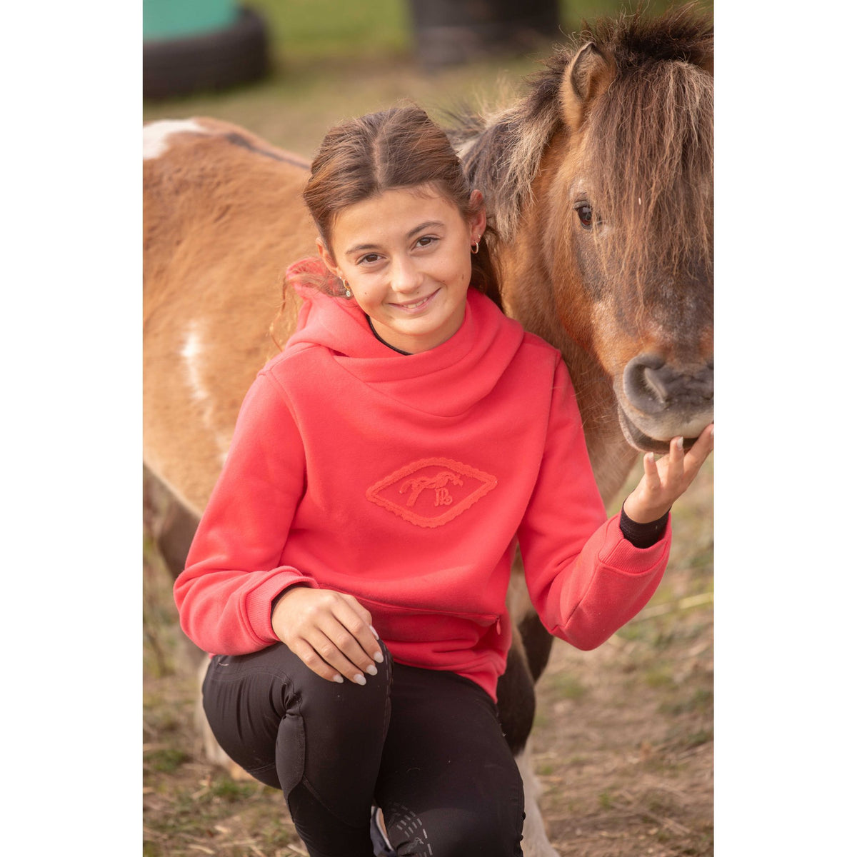 Eden by Pénélope Louison Sweatshirt - Kids - Neon Red - 980306312_ambi_3