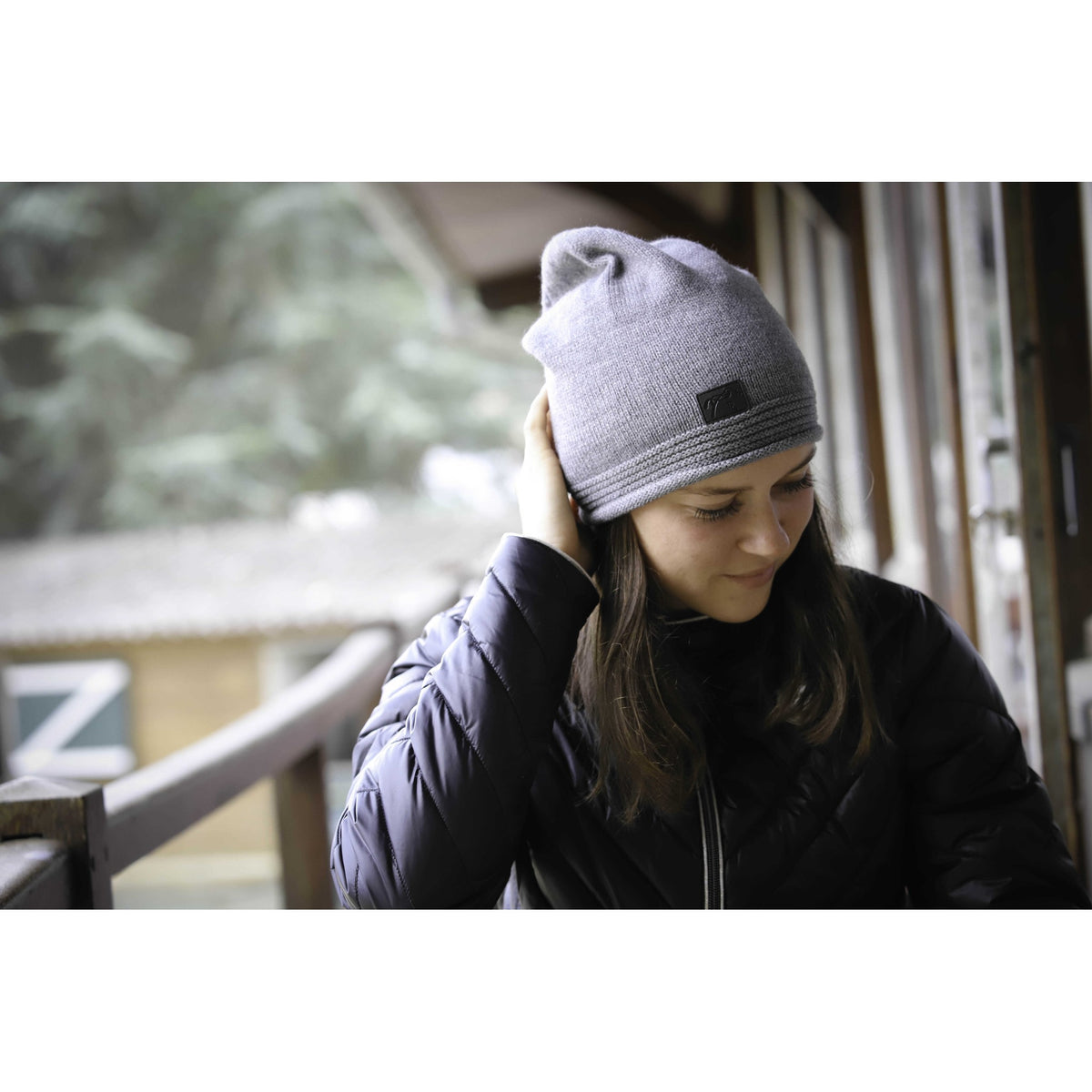 Pénélope Nouki Beanie - Chiné grey - 985804011_ambi_1