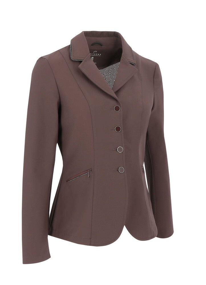 EQUITHÈME Oliva show jacket - Ladies Burgundy