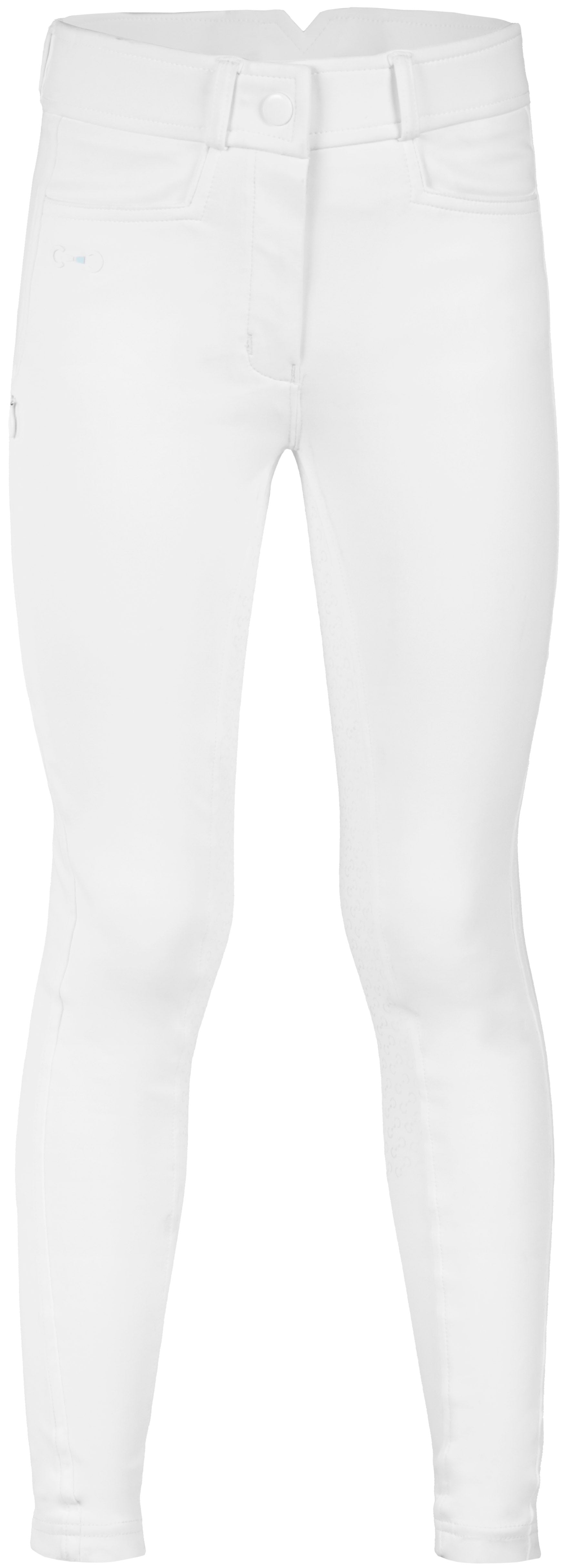 Riding World River Silicone Full-Seat Breeches - Children White