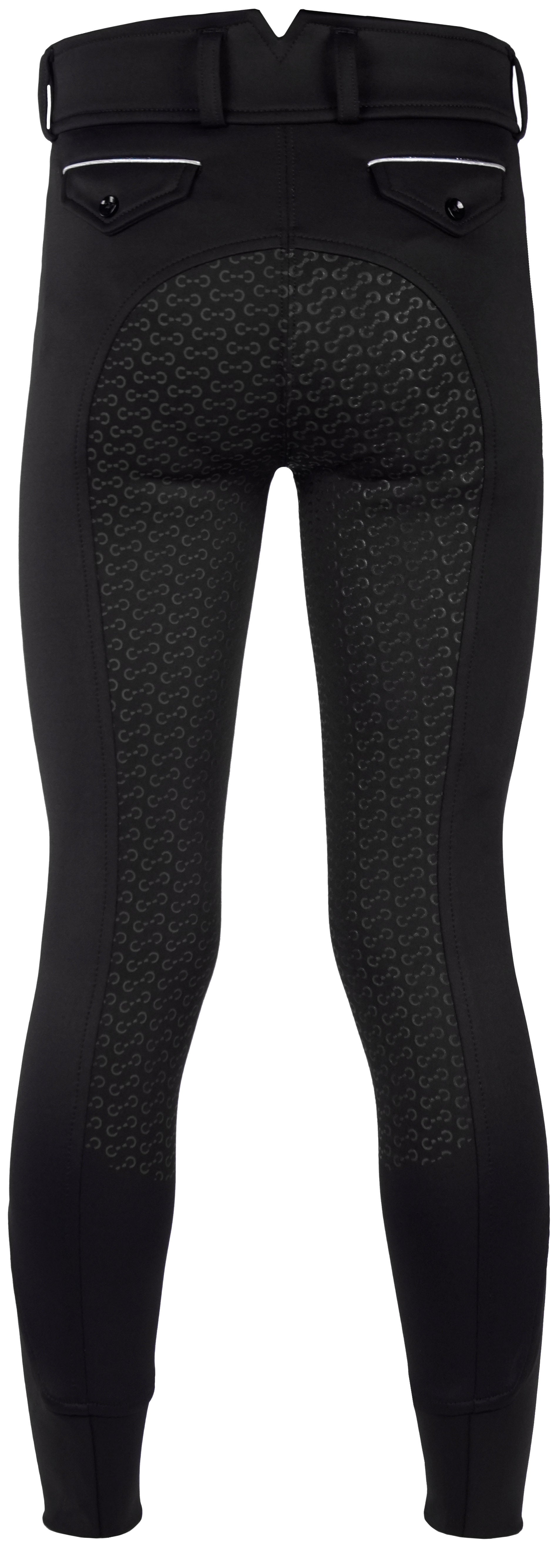 Riding World River Silicone Full-Seat Breeches - Children Black