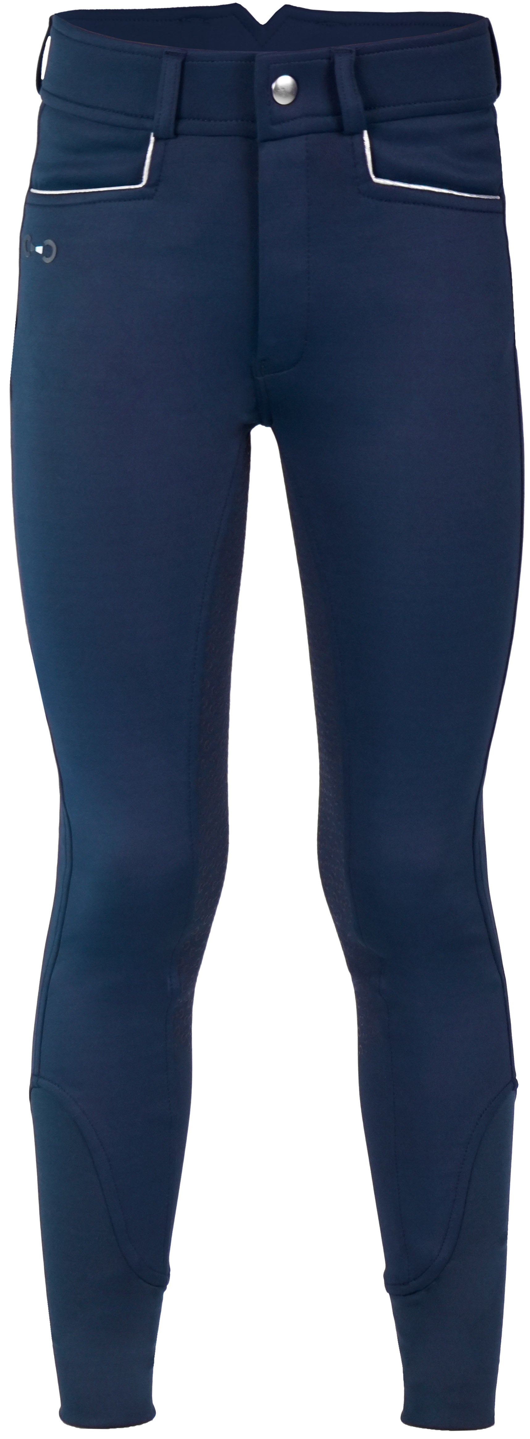Riding World River Silicone Full-Seat Breeches - Children Navy blue