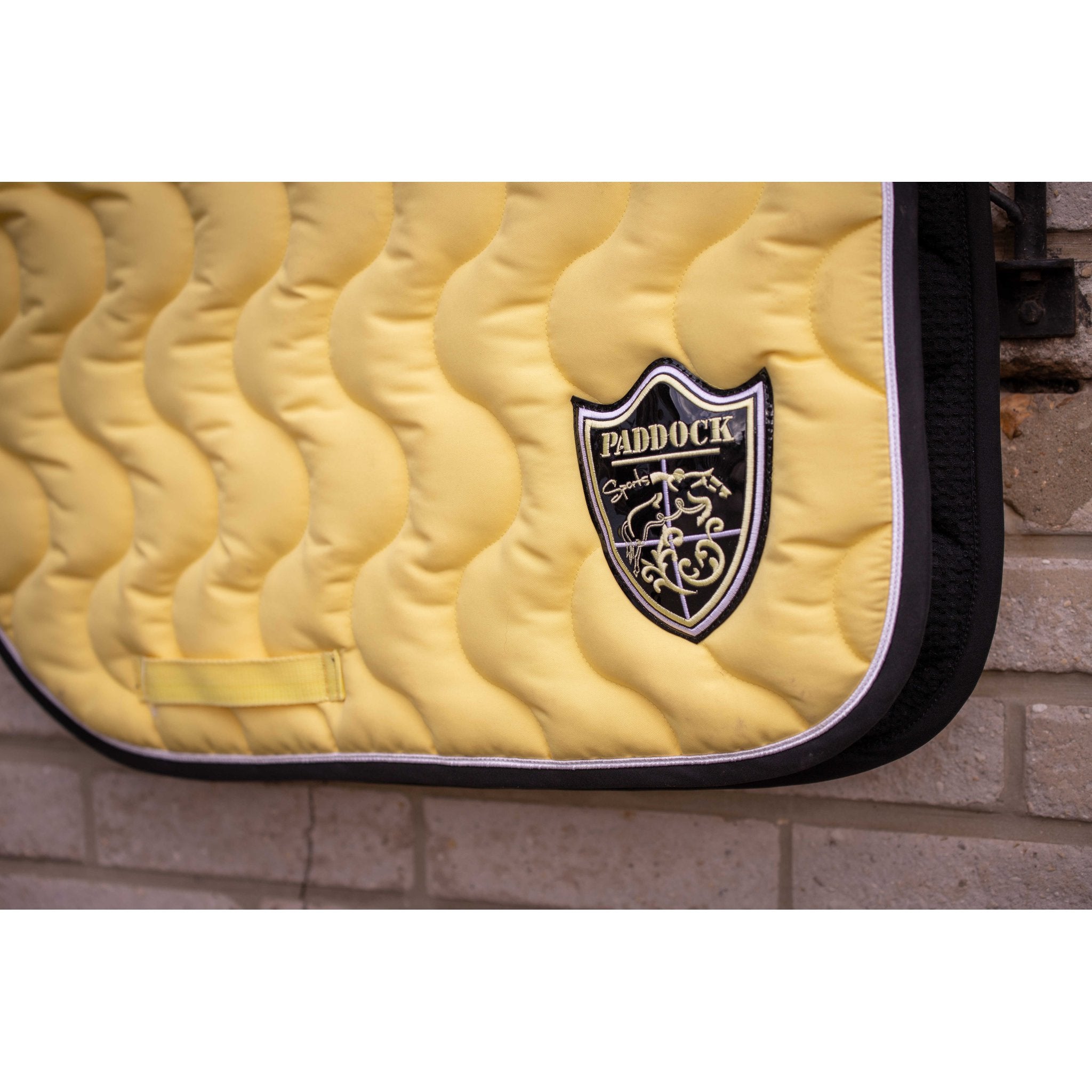 Paddock Sports Origin Saddle Pad with Crest - All-Purpose Yellow - 204742010_ambi_6