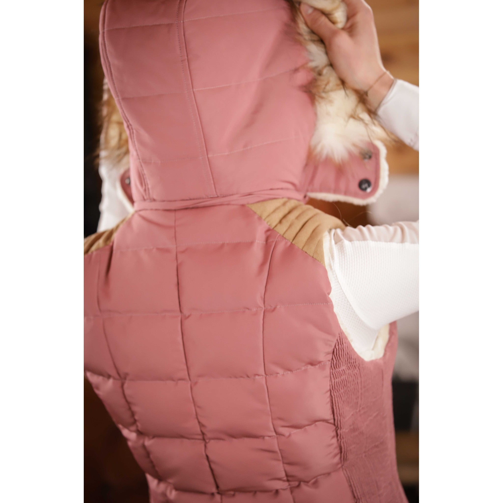 Pénélope New Roge Padded Jacket - Ladies Antique pink 978806160