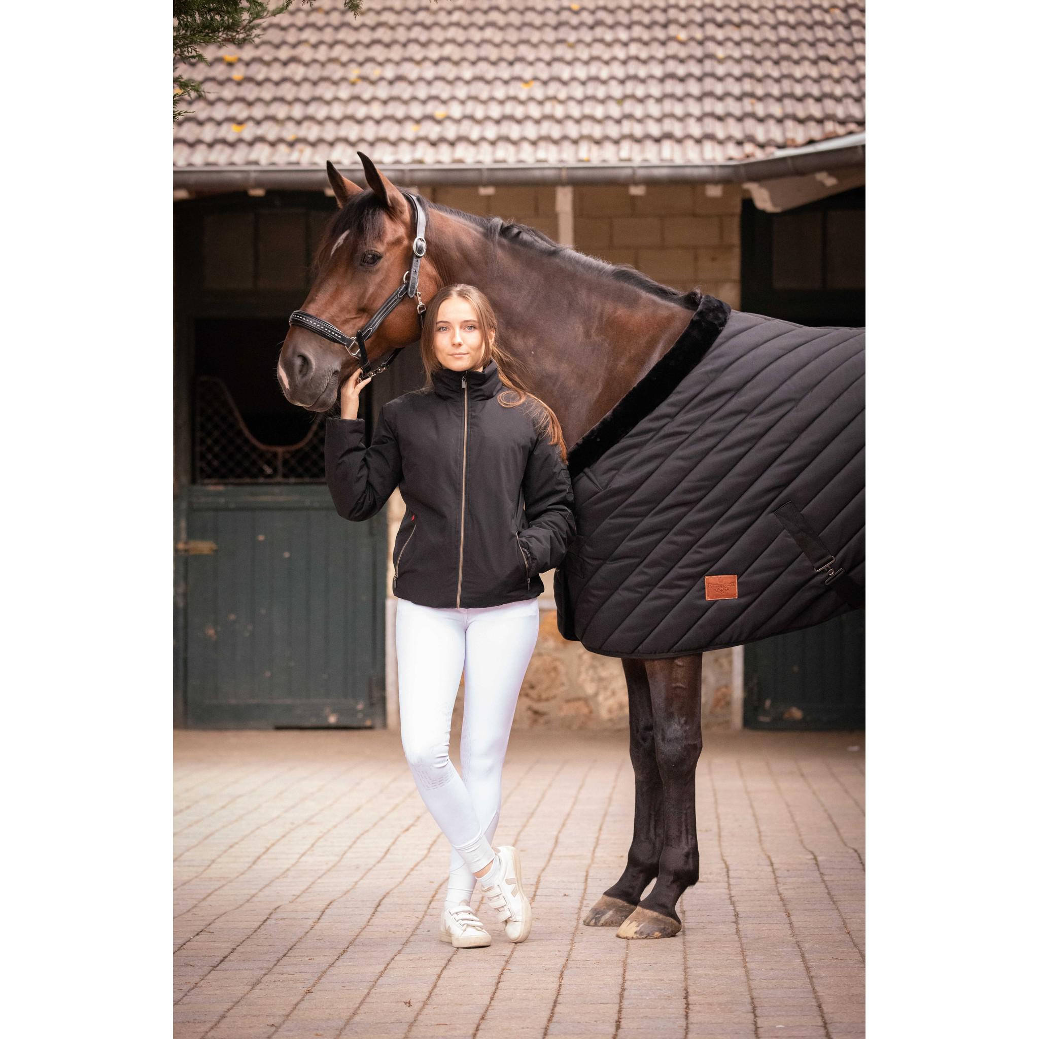Paddock Sports Diagonal Stable Rug Black 400030259