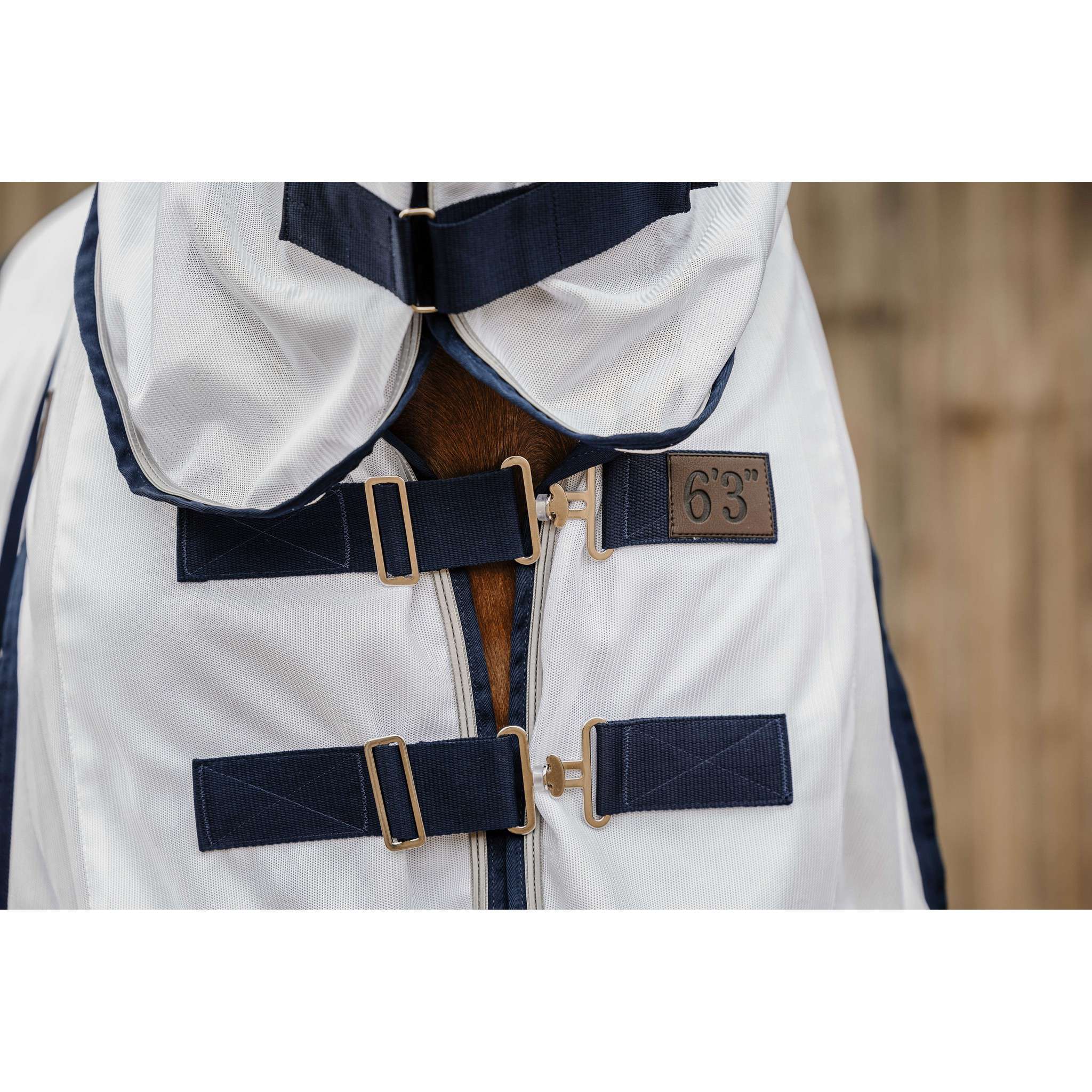 EQUITHÈME Mesh Sheet - Combo White 400350063