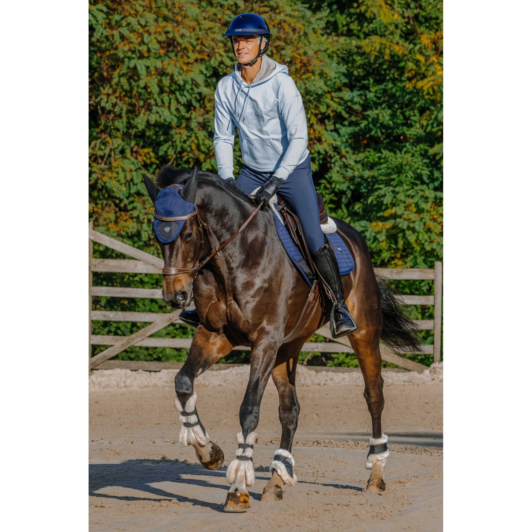 EQUITHÈME Axel Sweatshirt - Adult Blue/light blue 963223122