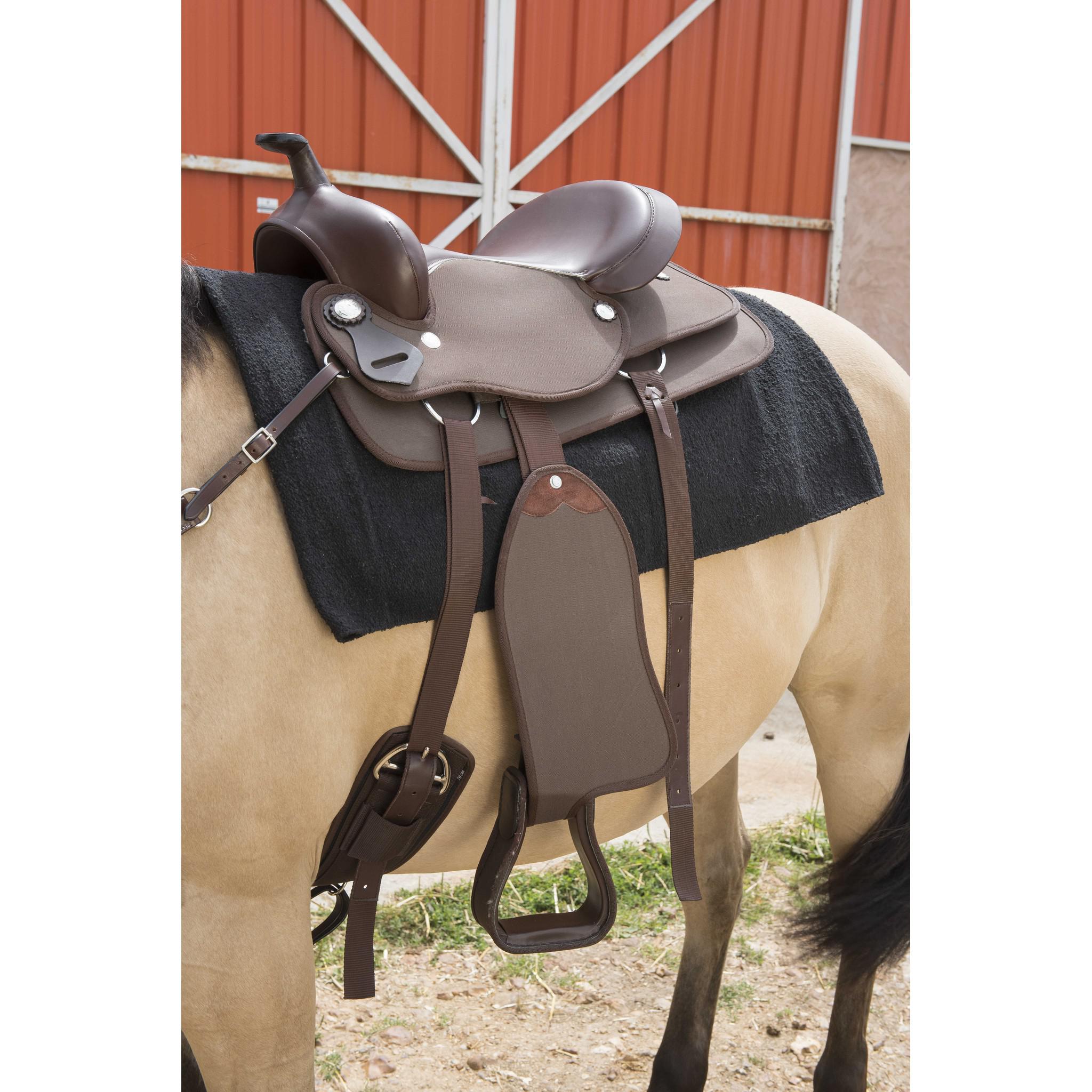 Westride synthetic western saddle Brown 800260004