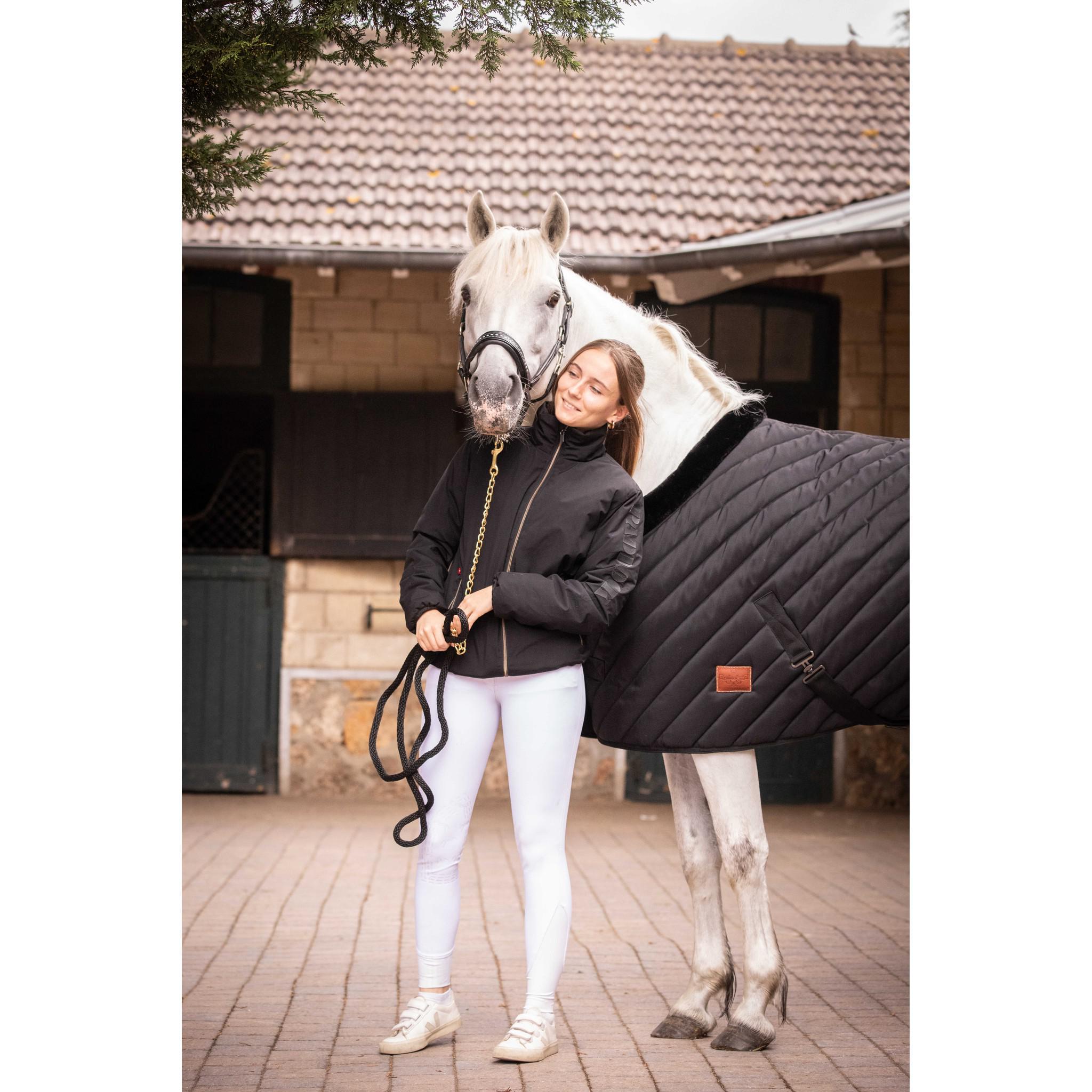 Paddock Sports Diagonal Stable Rug Black 400030259