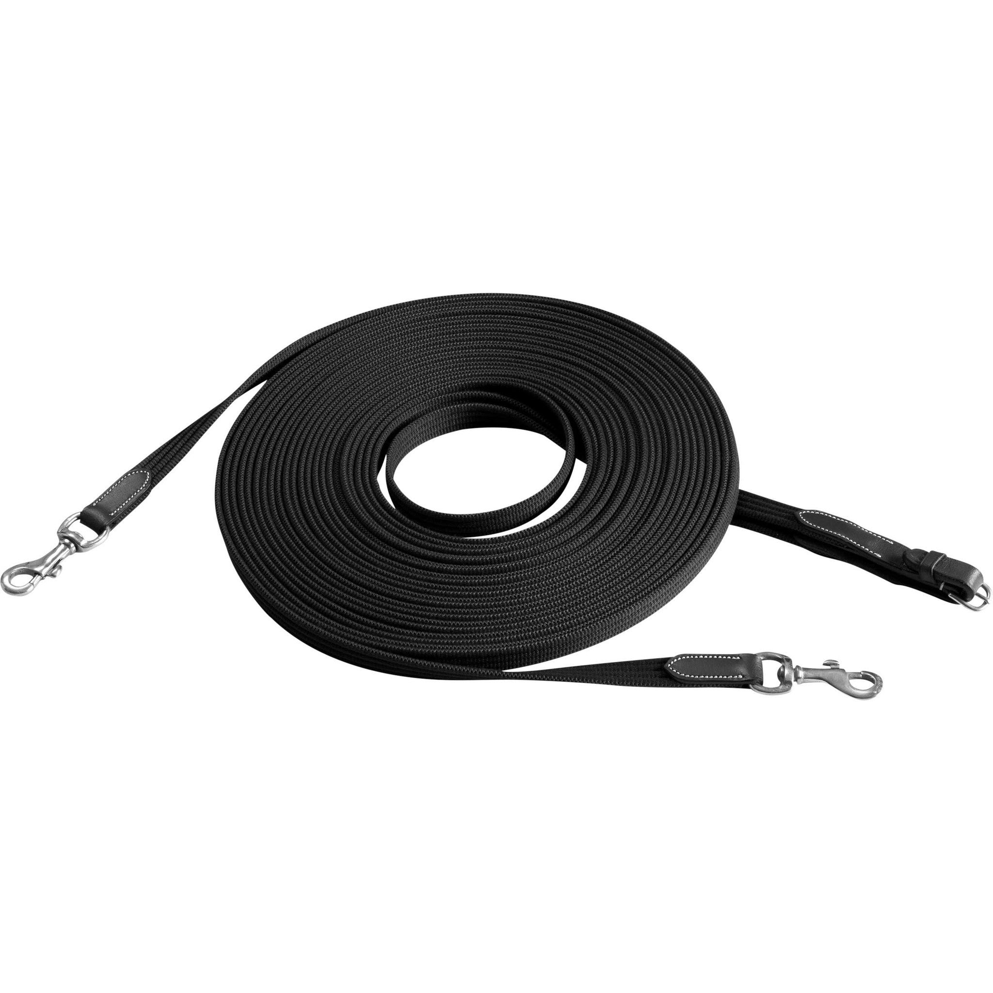 Éric Thomas Pro double lunging draw reins Black 307185002