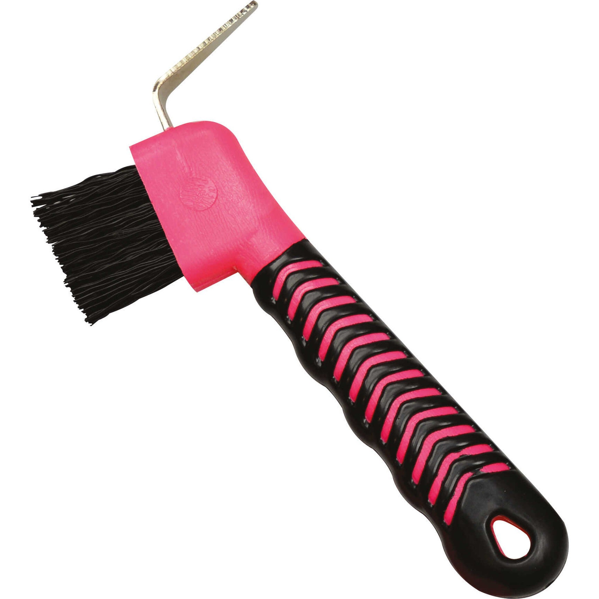 Hippo-Tonic "Soft Hand" hoof pick brush Fuchsia 700089232