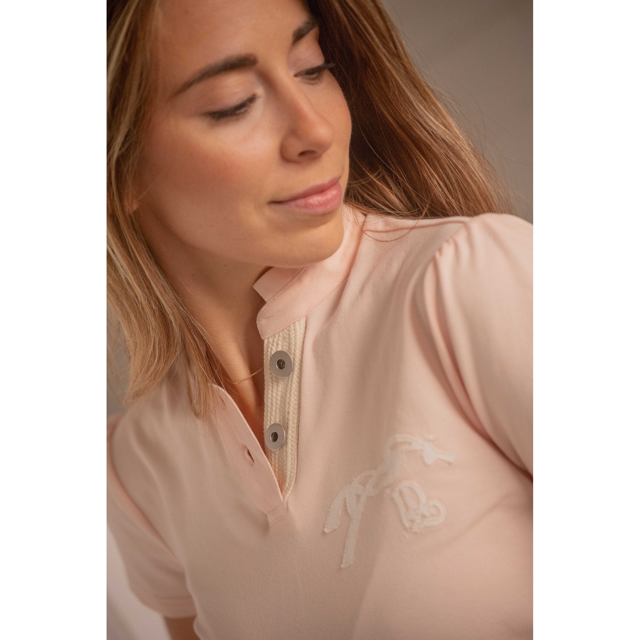 Penelope Victorine Polo - Women's Beige/pink - 963432051_ambi_7