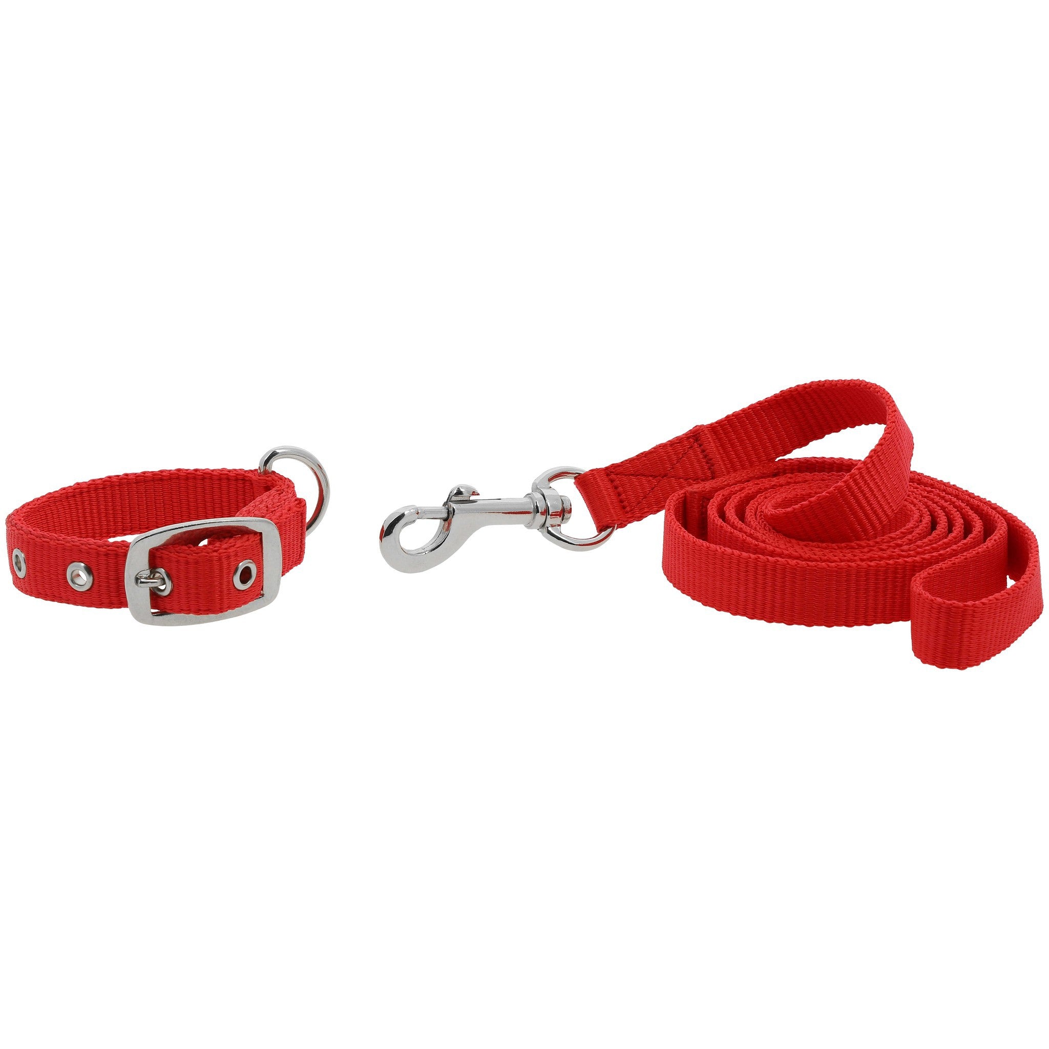 Riding World Oscar Collar + Leash Red 409057330