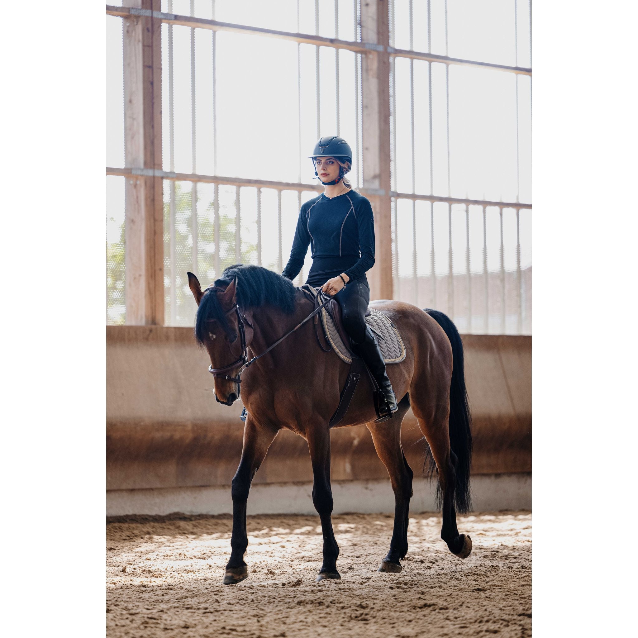 Je t'aime EQUITHÈME Stella T-shirt - Ladies - Black - 963059022_ambi_12