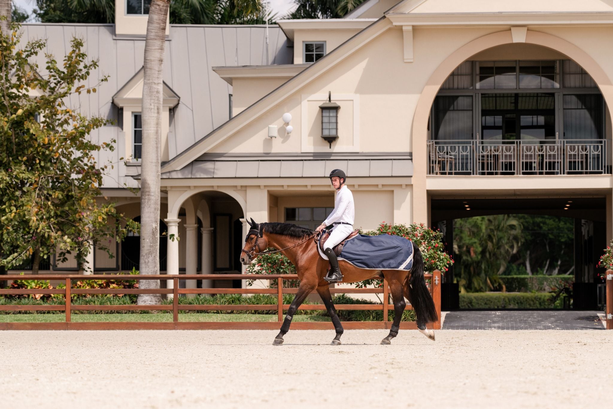 Horseware Amigo Ripstop Exercise sheet Navy blue/grey