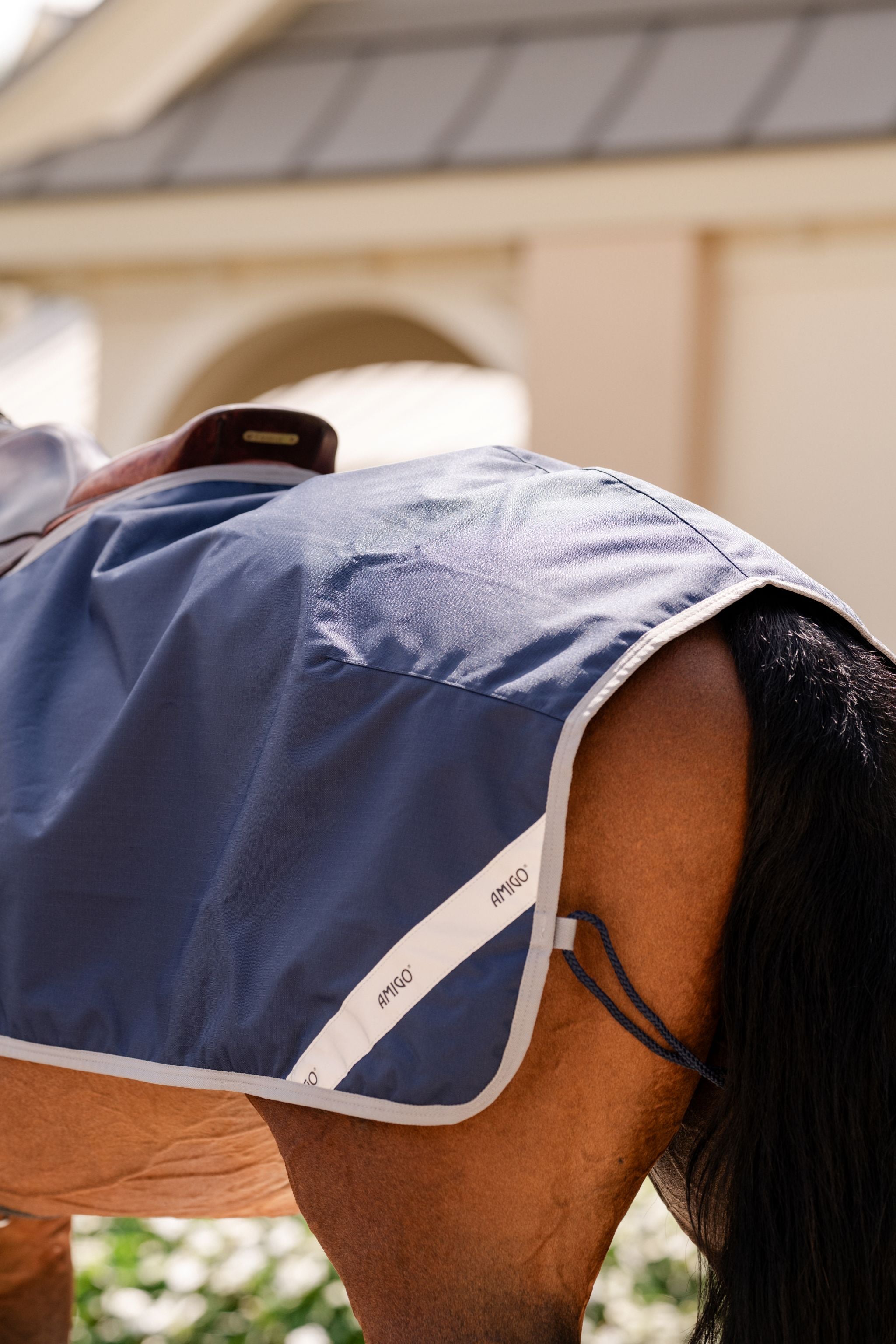 Horseware Amigo Ripstop Exercise sheet Navy blue/grey