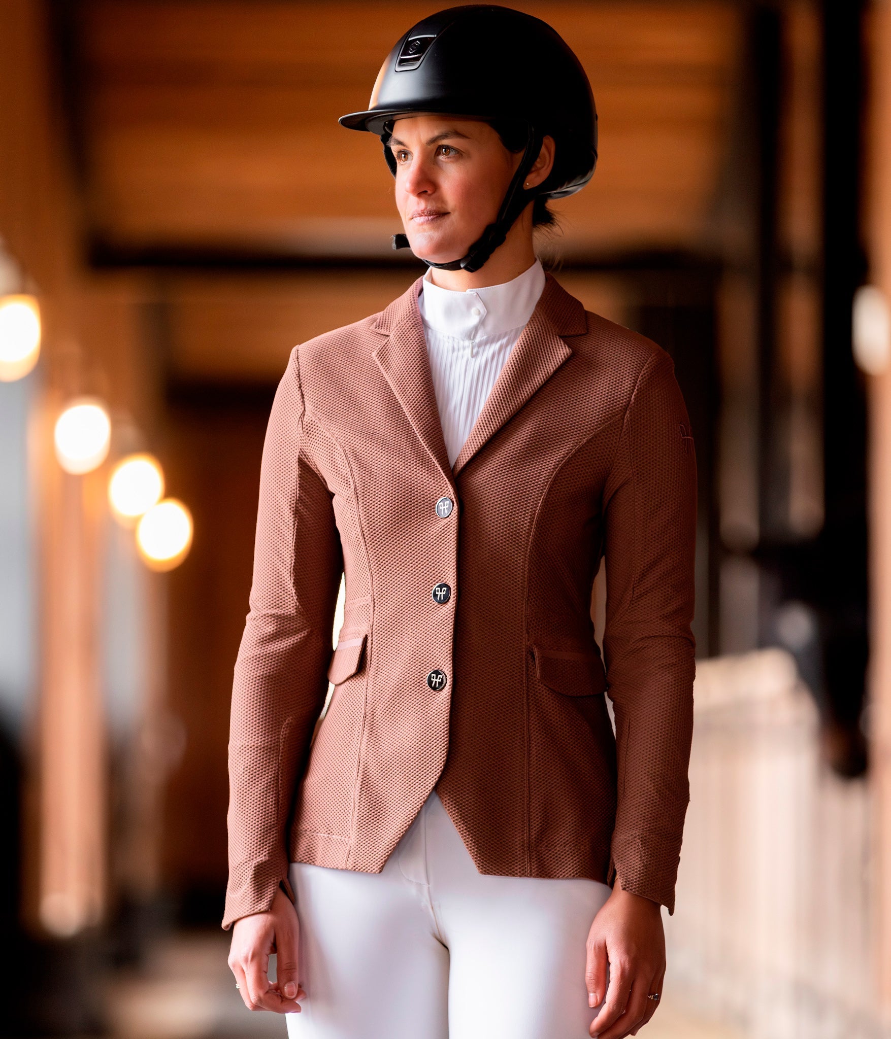 Horse Pilot Aeris Competition Shirt LS Women - White